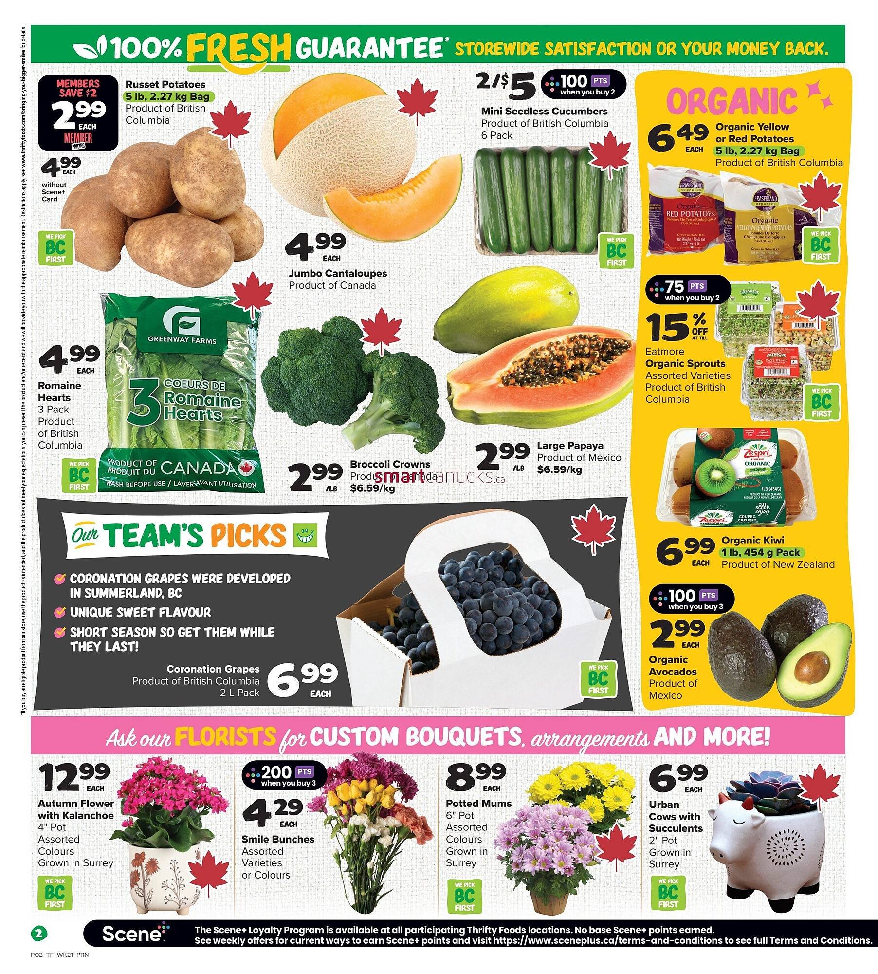 Thrifty Foods flyer