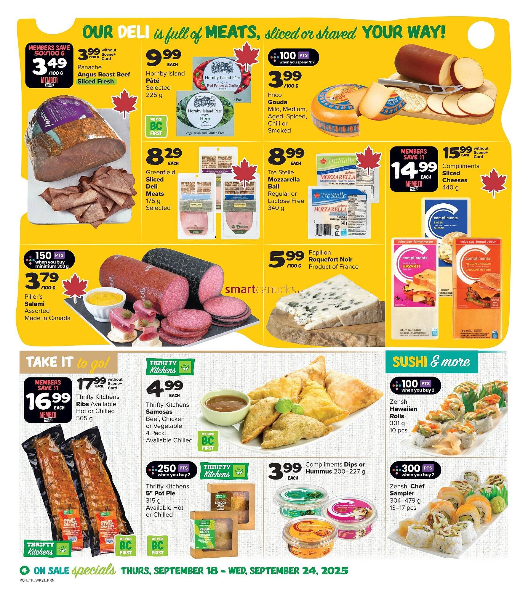 Thrifty Foods flyer