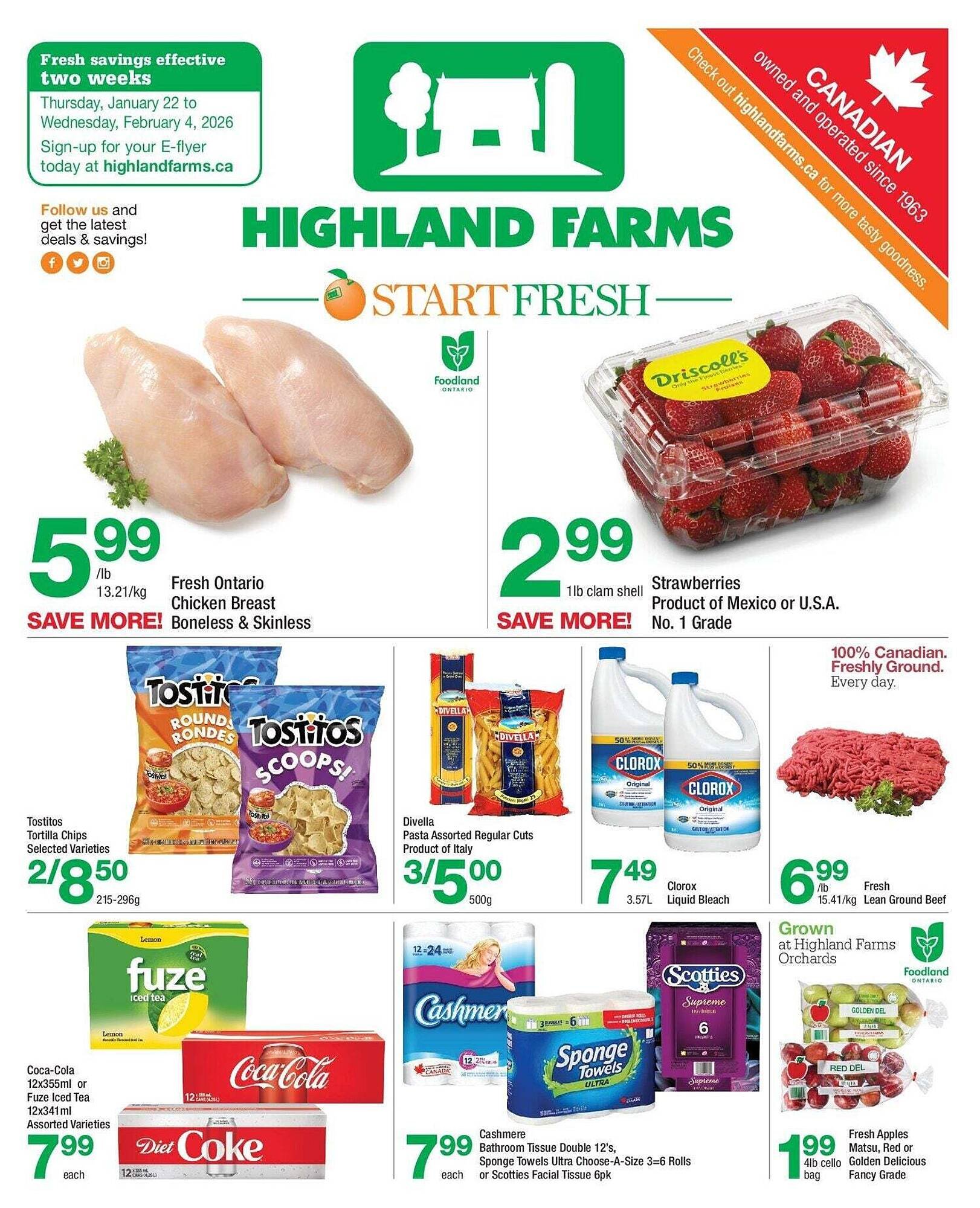 Highland Farms flyer