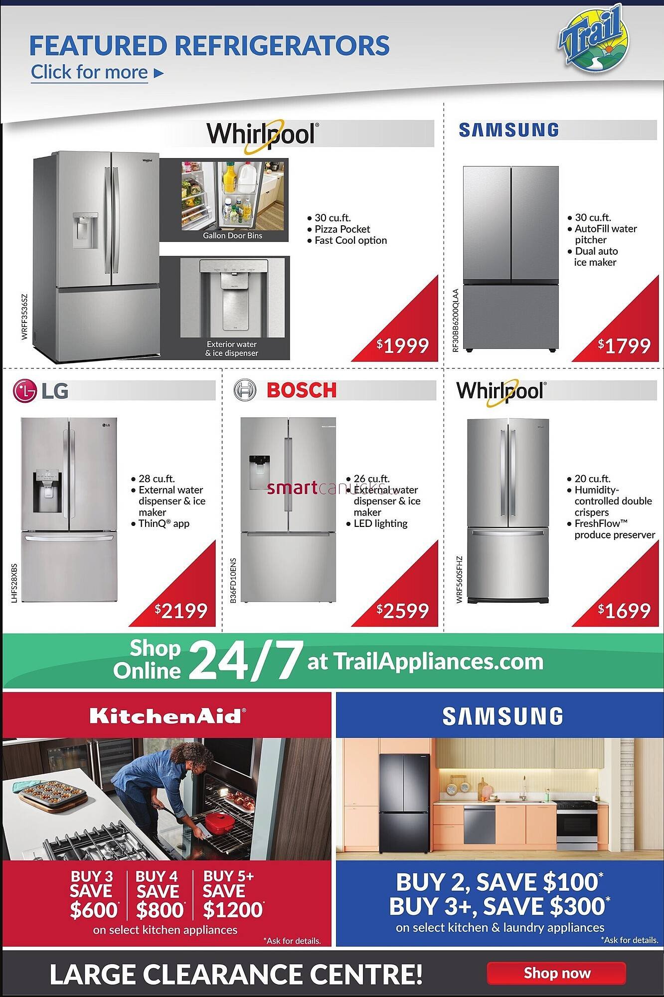 Trail Appliances flyer