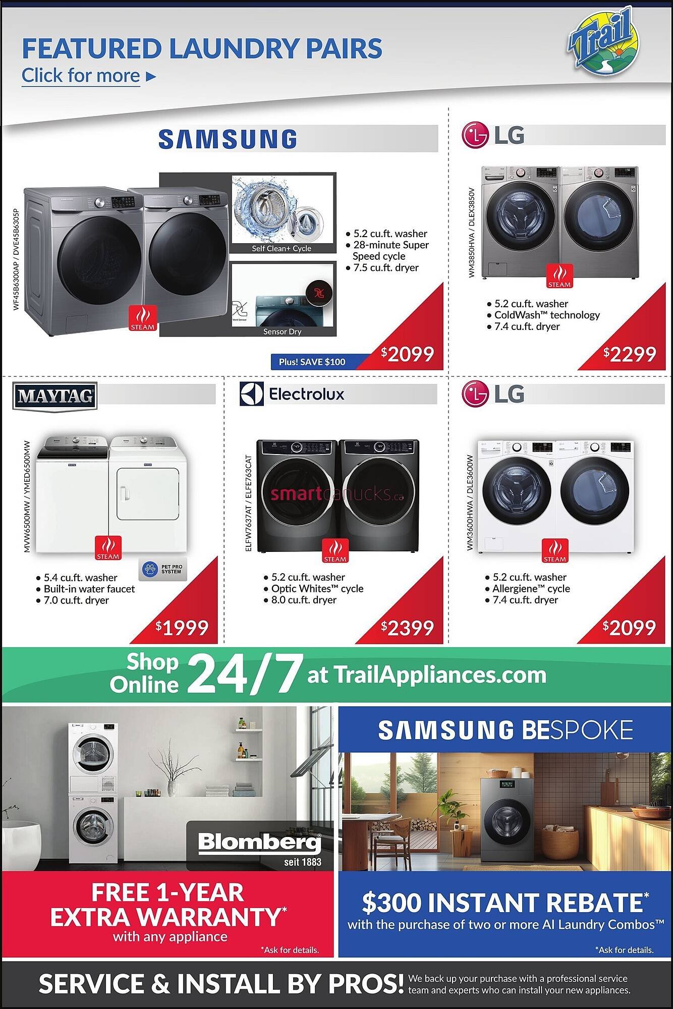 Trail Appliances flyer
