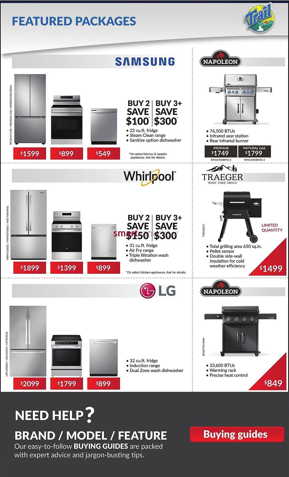 Trail Appliances flyer