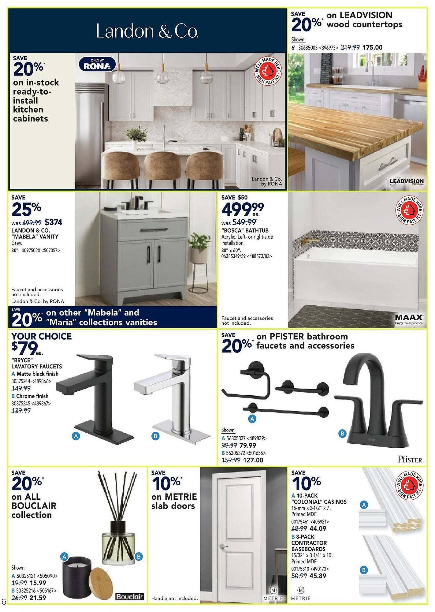 RONA flyer