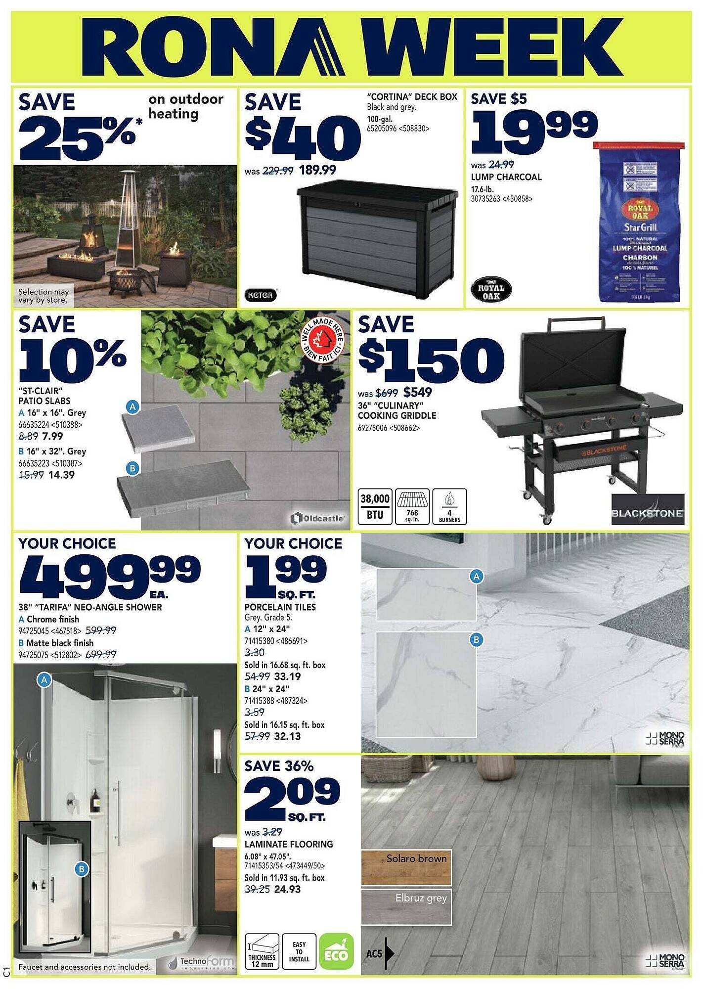 RONA flyer