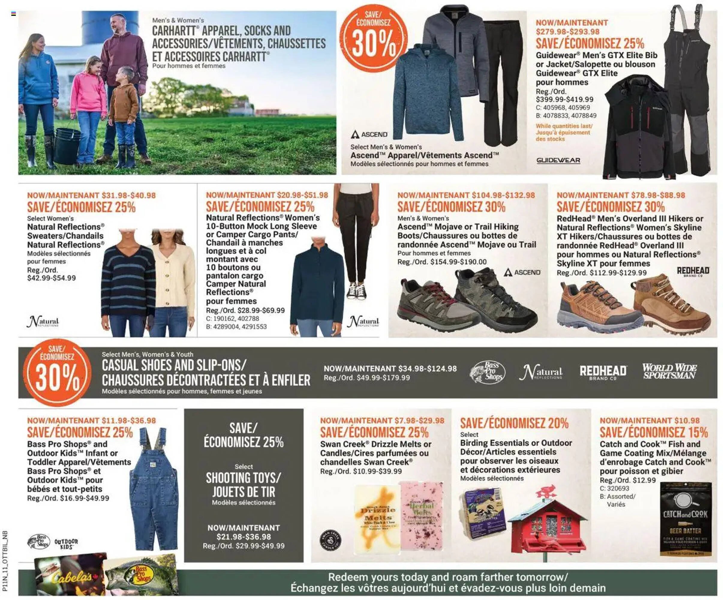 Cabela's flyer