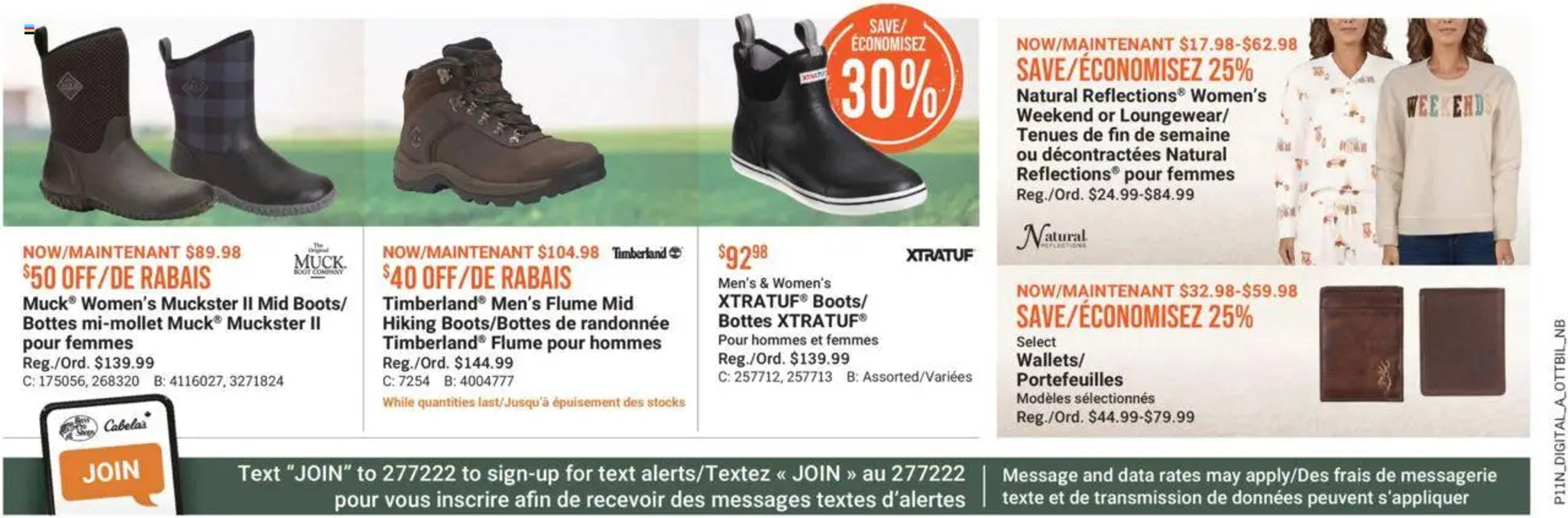 Cabela's flyer