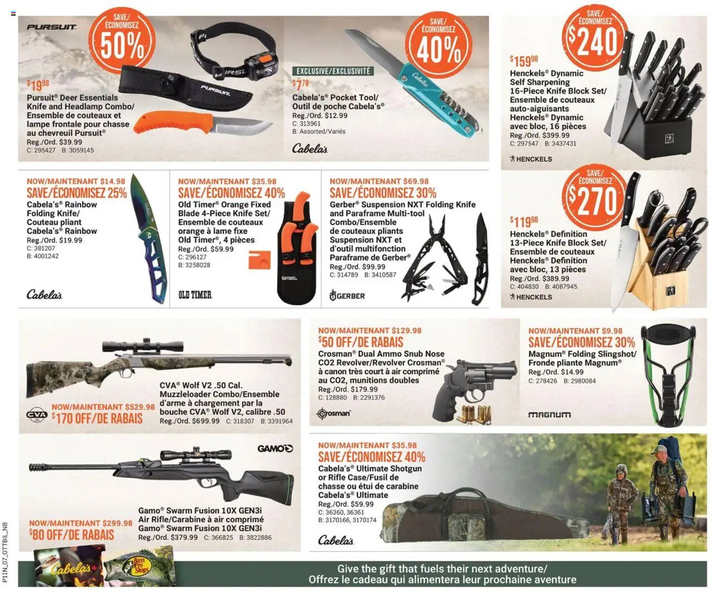 Cabela's flyer