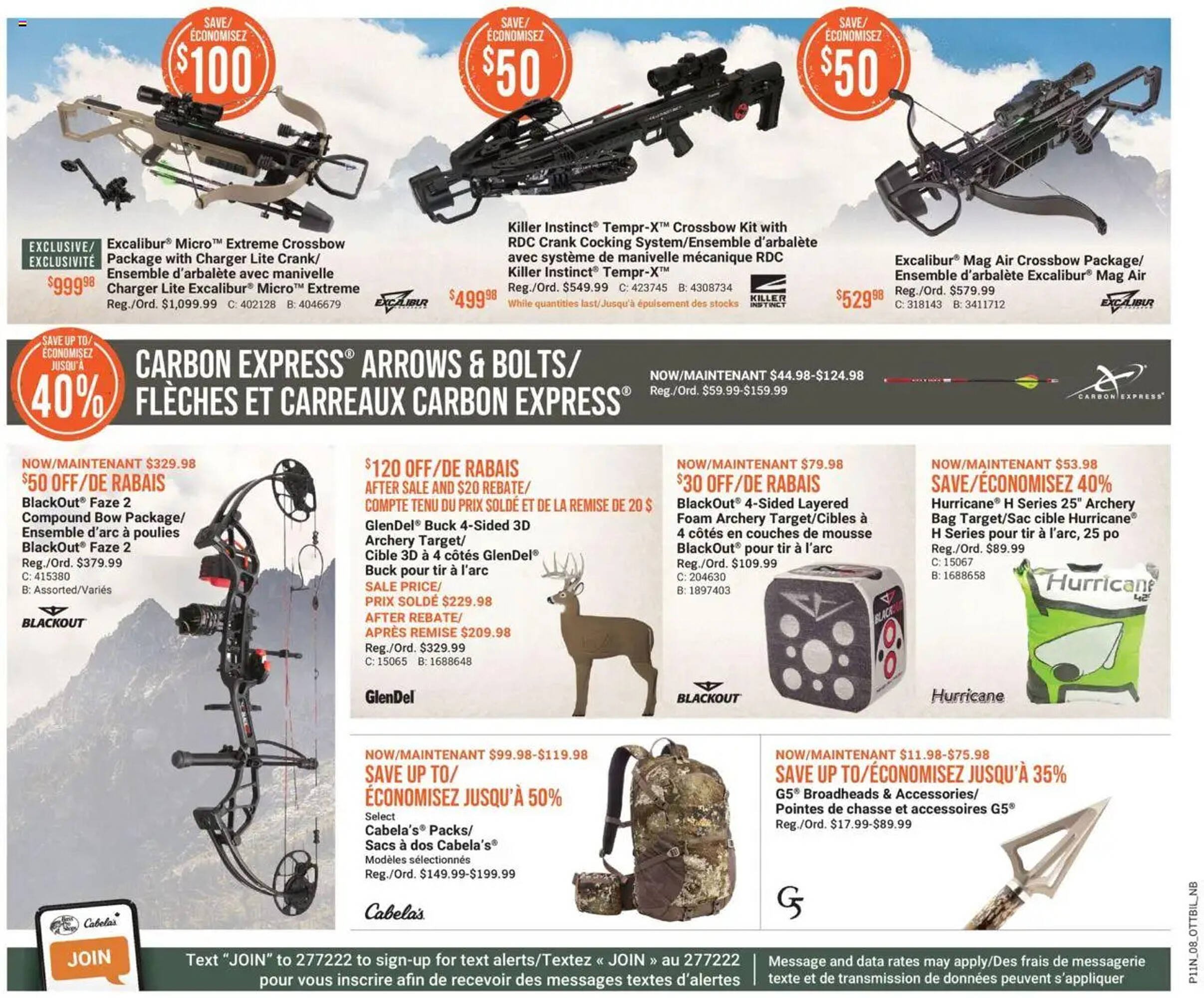 Cabela's flyer