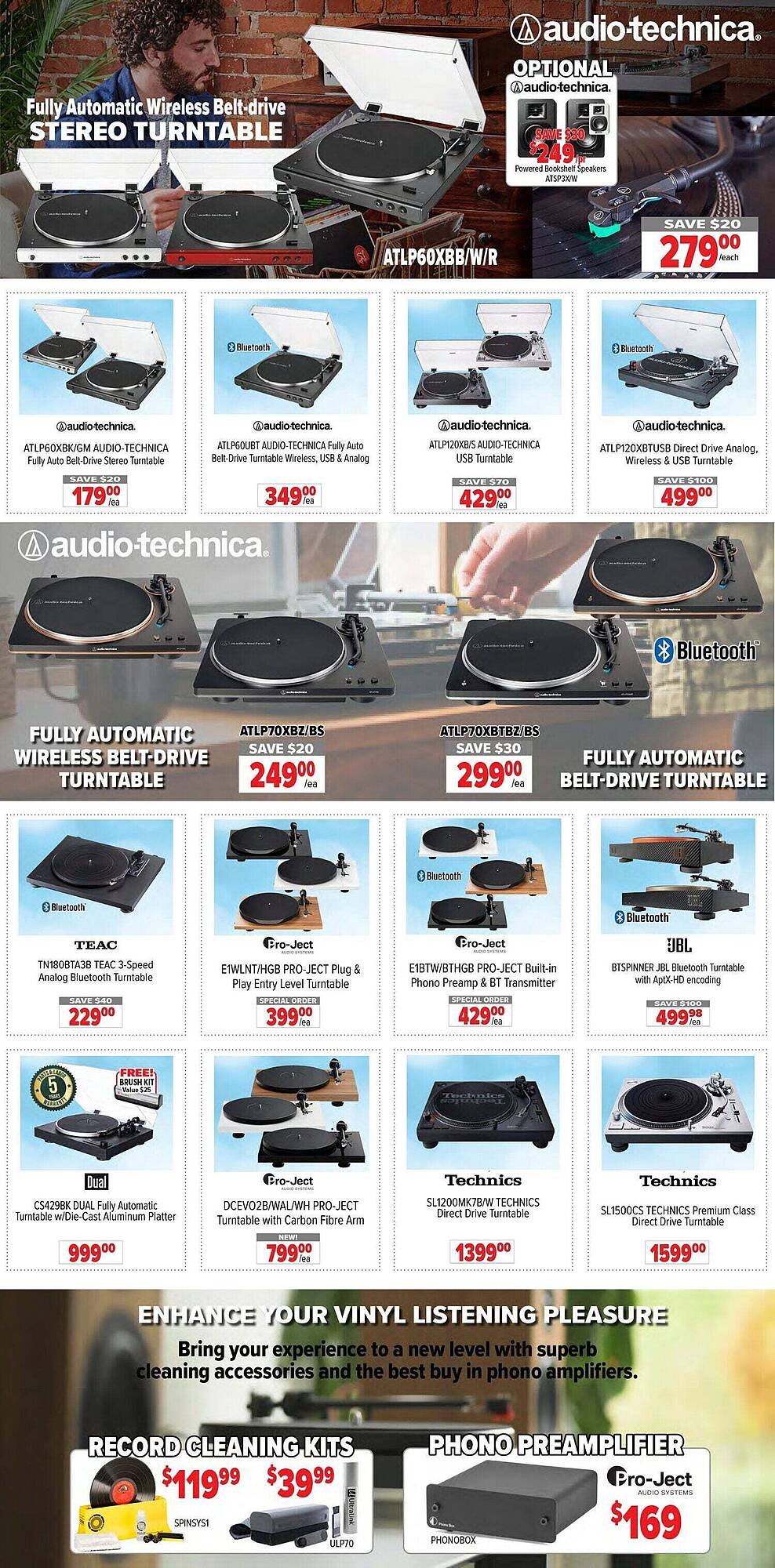 2001 Audio Video flyer