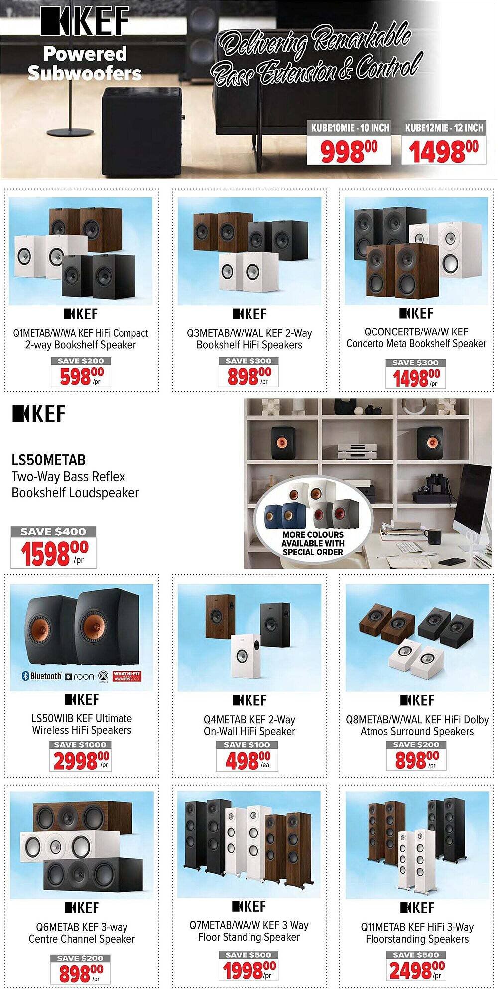 2001 Audio Video flyer