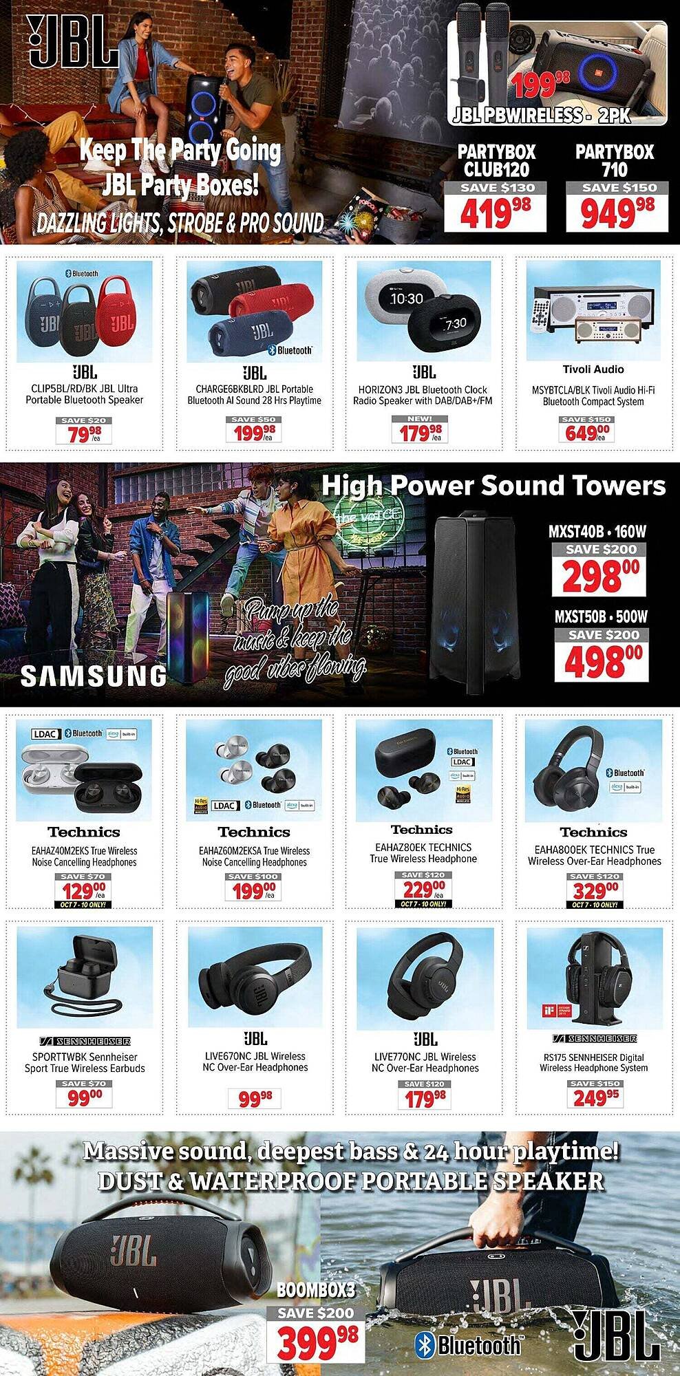 2001 Audio Video flyer