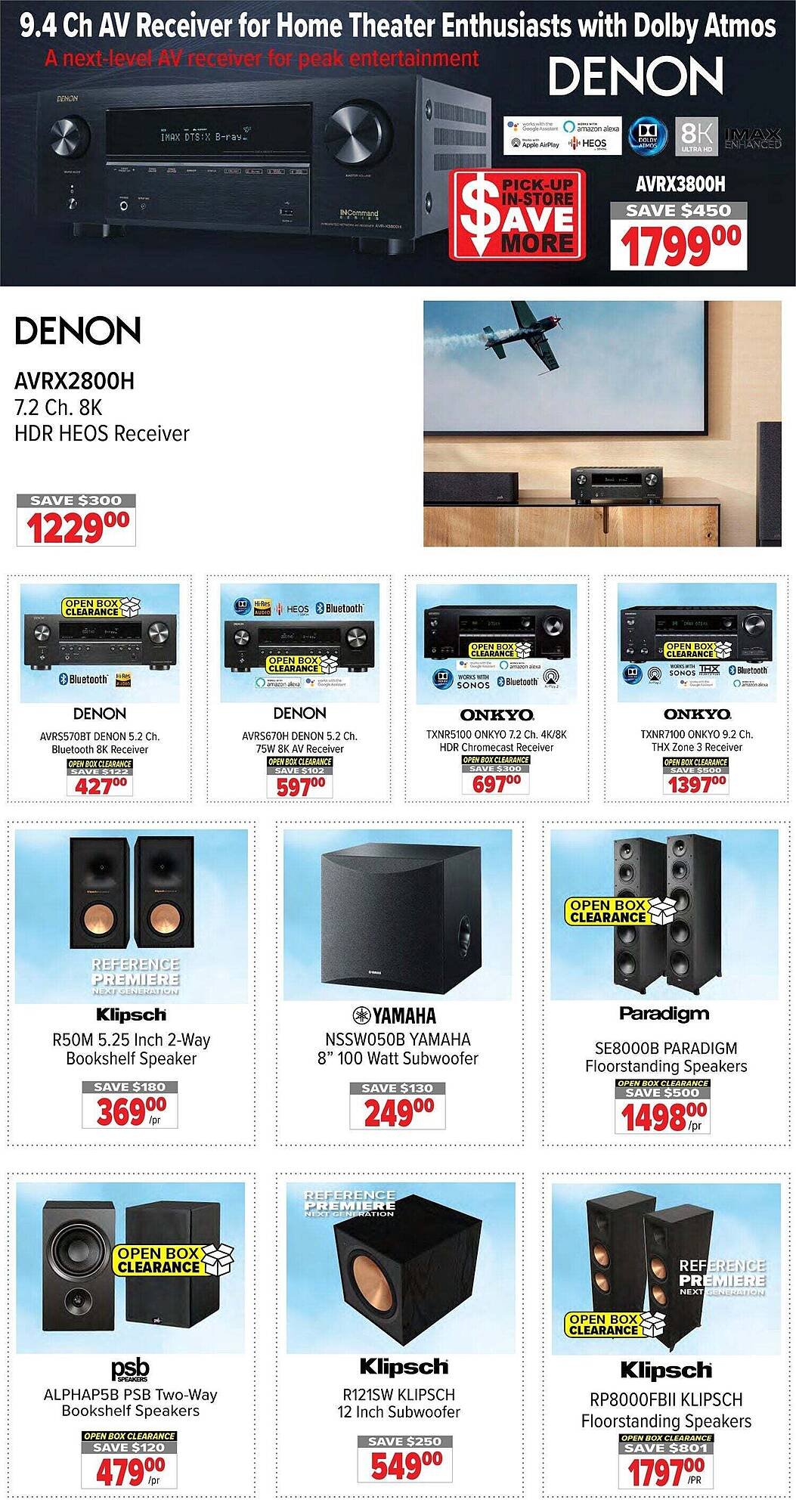 2001 Audio Video flyer
