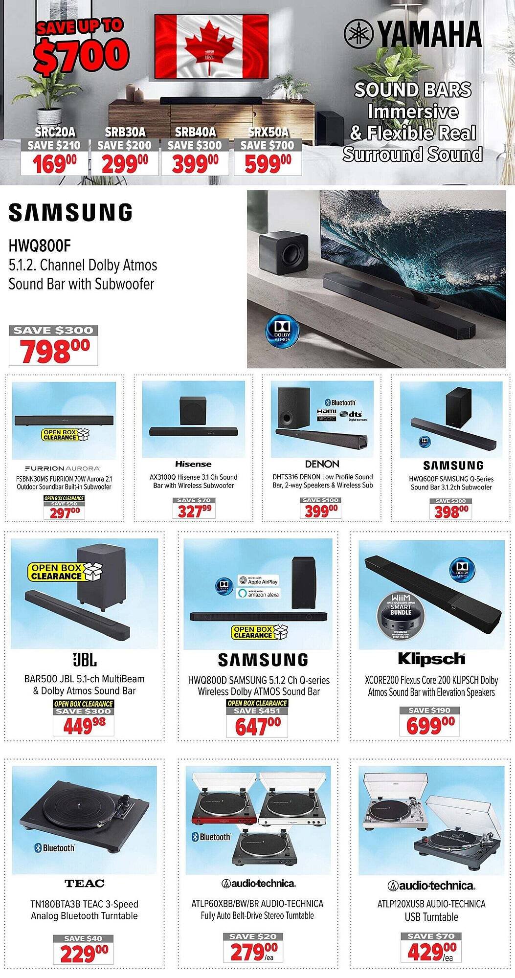 2001 Audio Video flyer