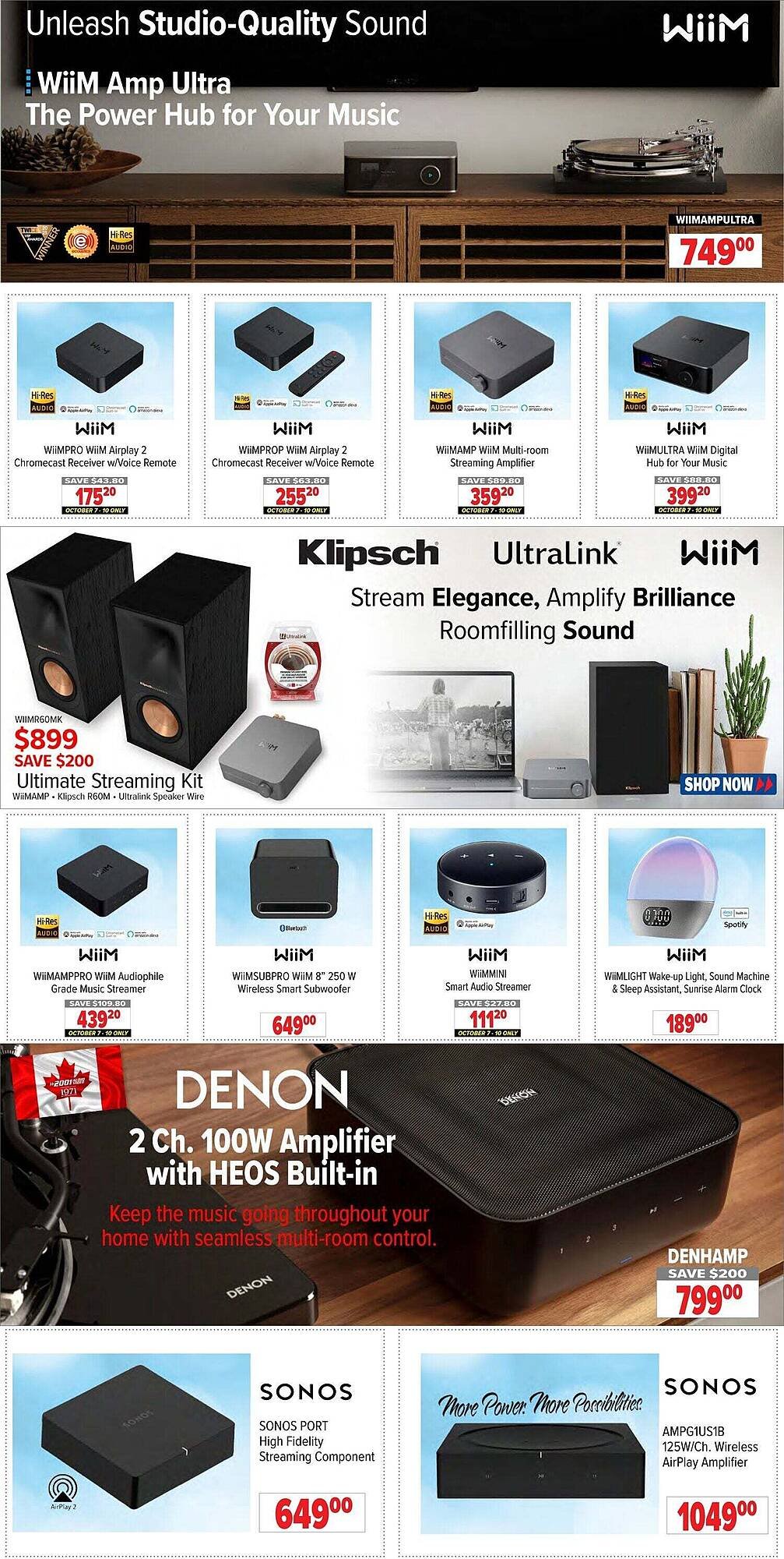 2001 Audio Video flyer