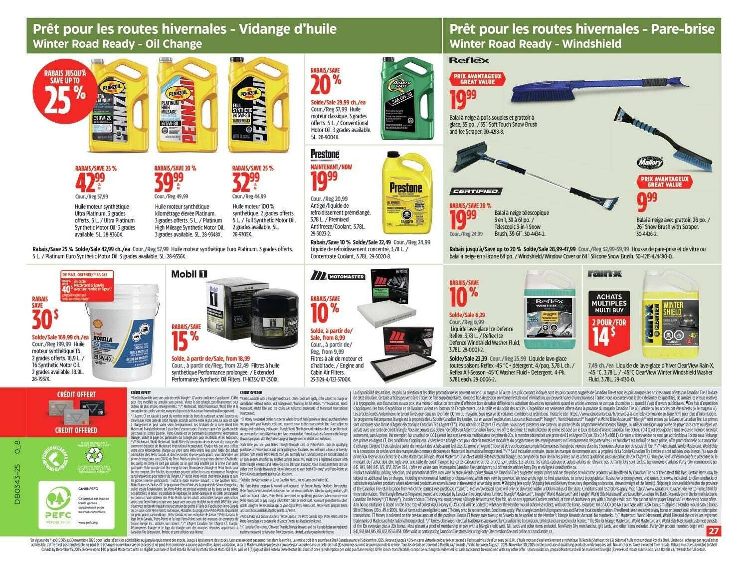 Canadian Tire flyer