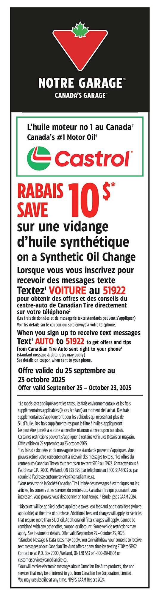 Canadian Tire flyer