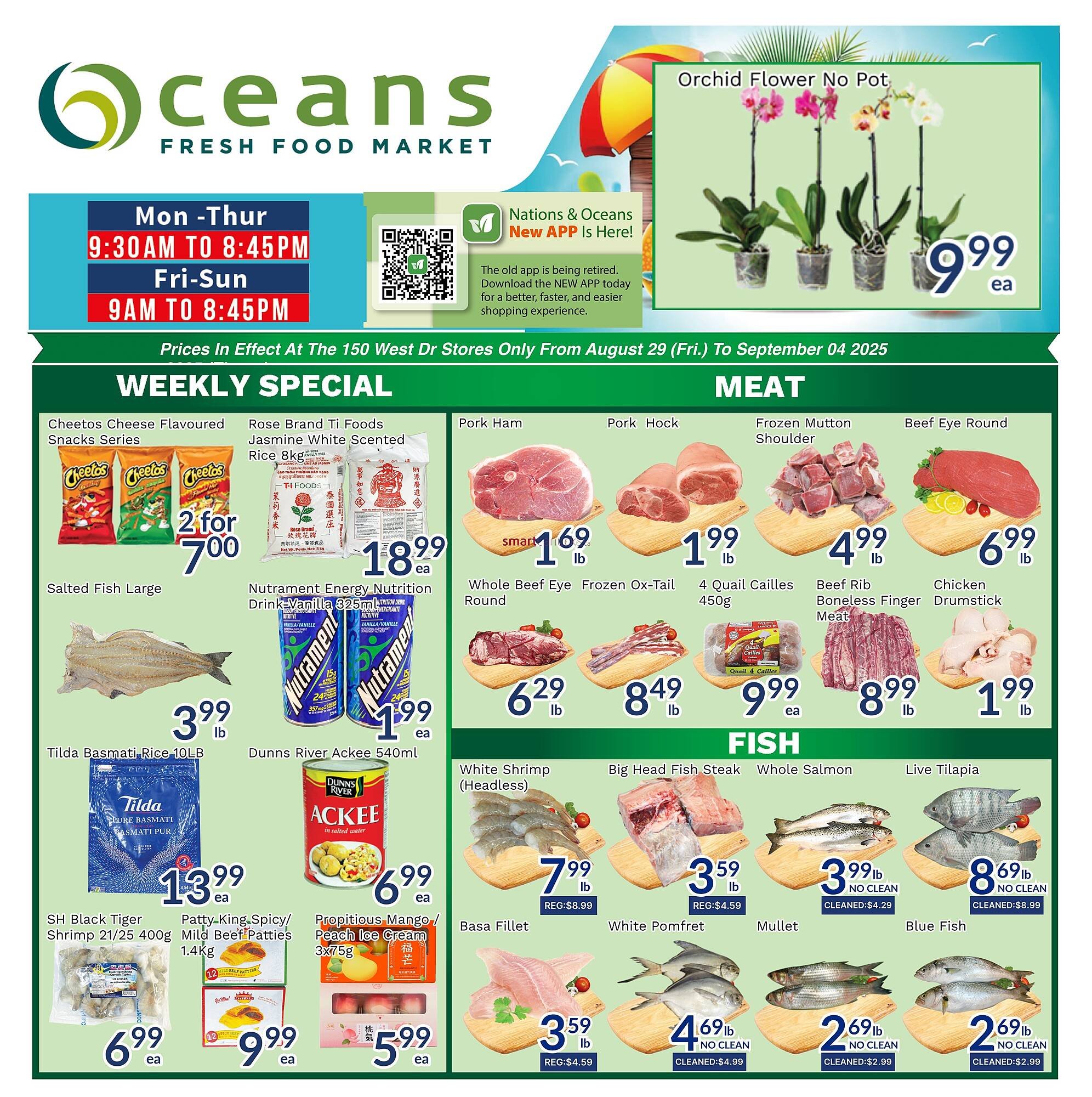 Oceans Fresh Food Market flyer (2025-08-29 - 2025-09-04) | 1
