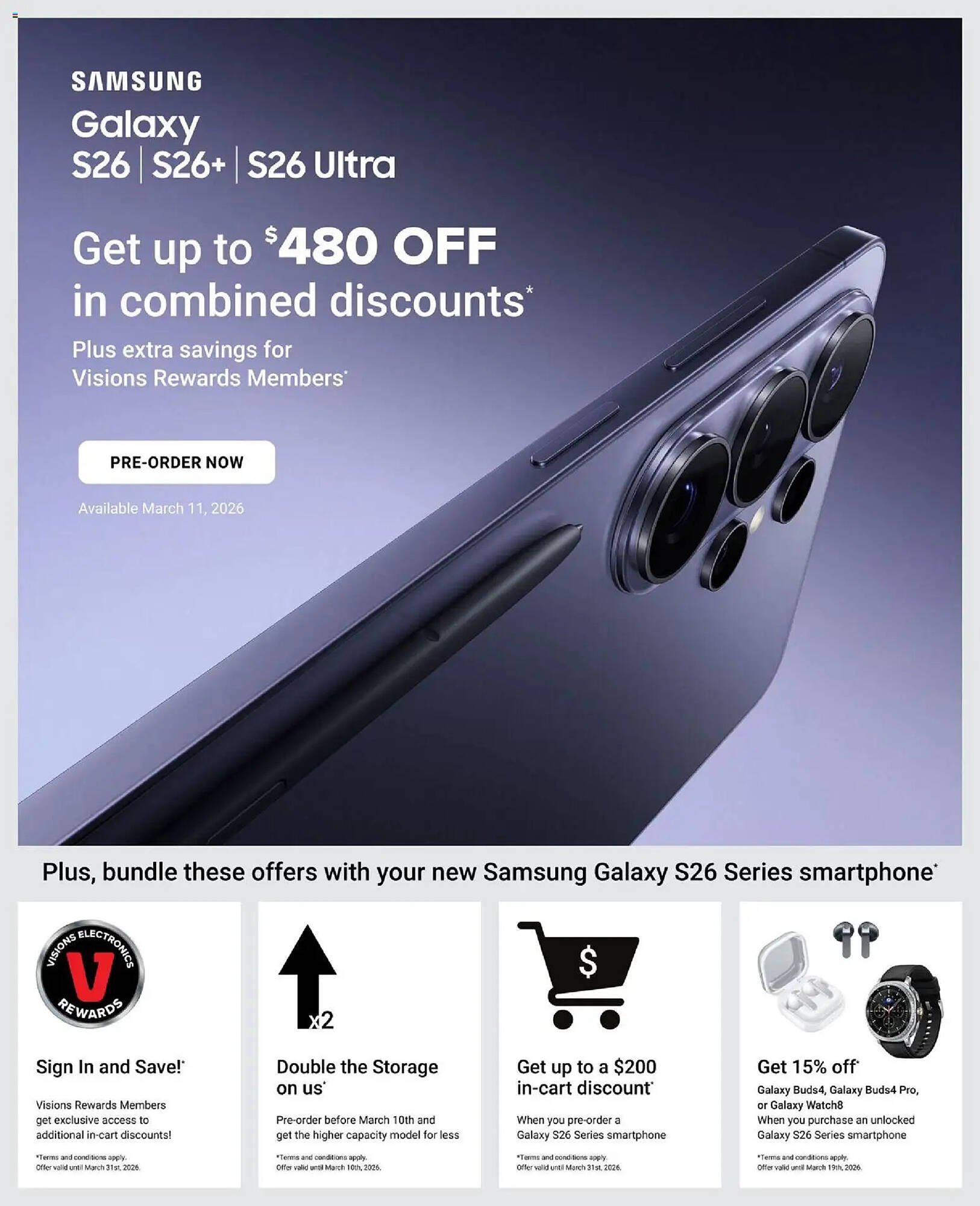 Visions Electronics flyer (2026-03-06 - 2026-03-12) | 6