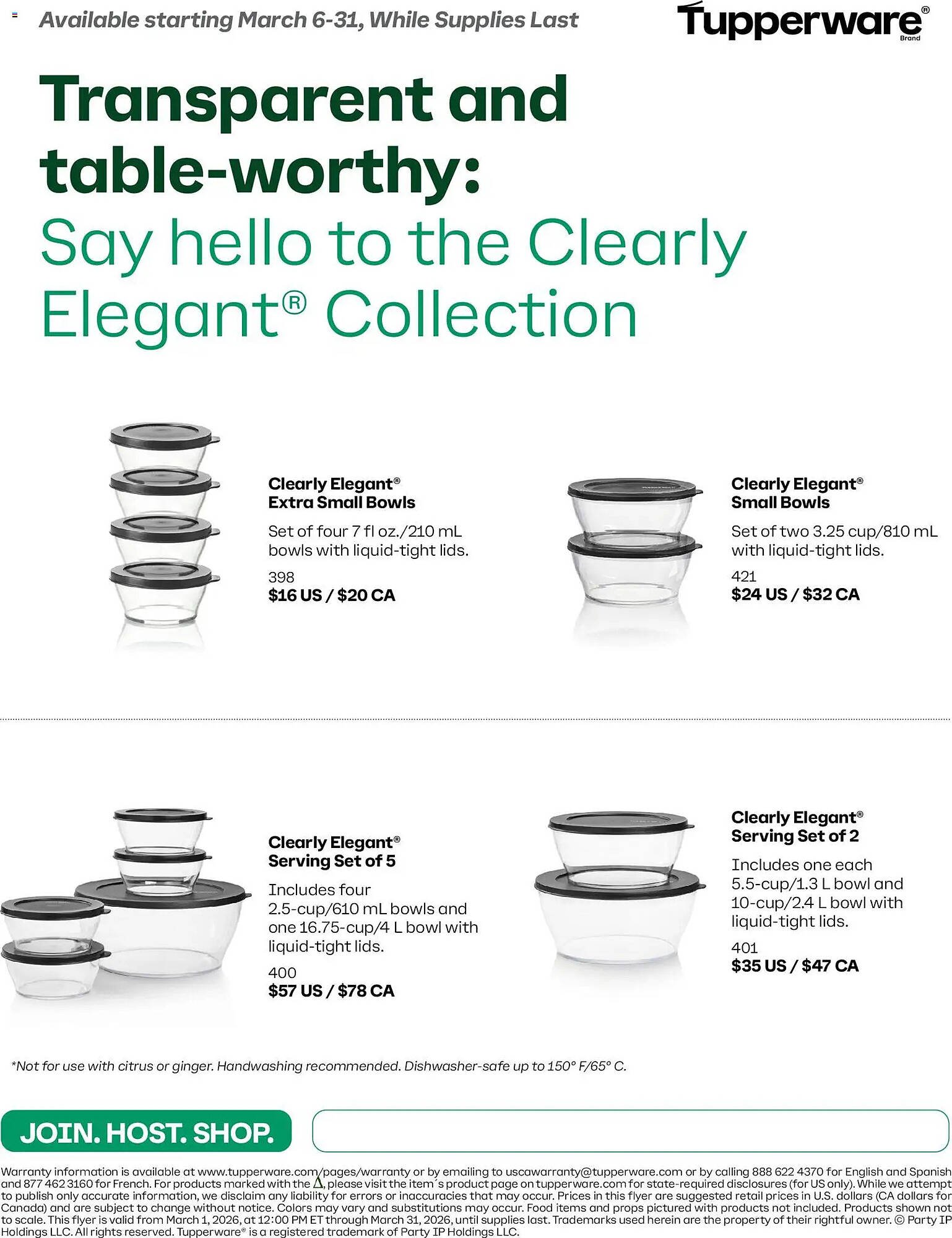 Tupperware flyer (2026-03-01 - 2026-03-31) | 2
