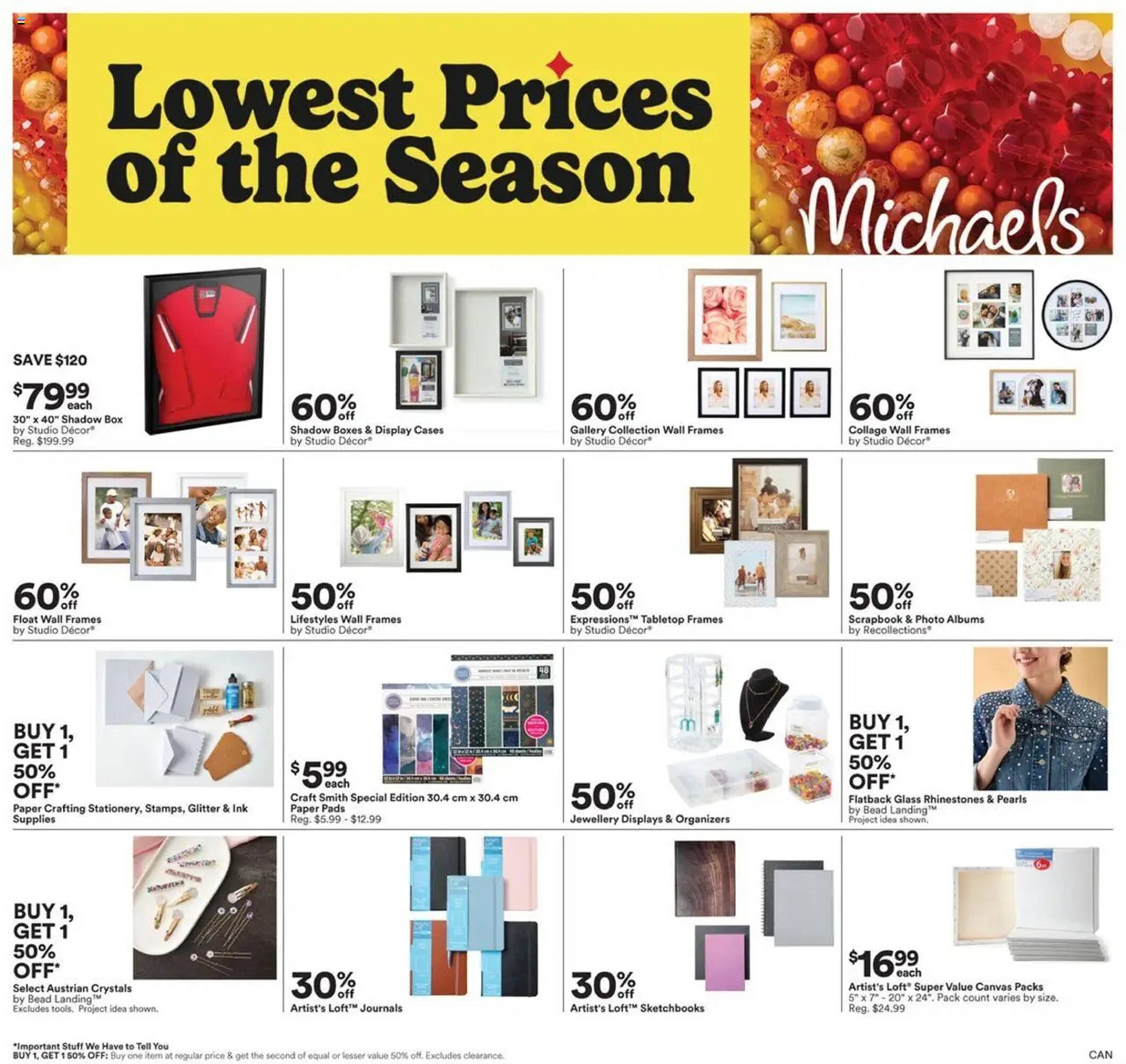 Michaels flyer
