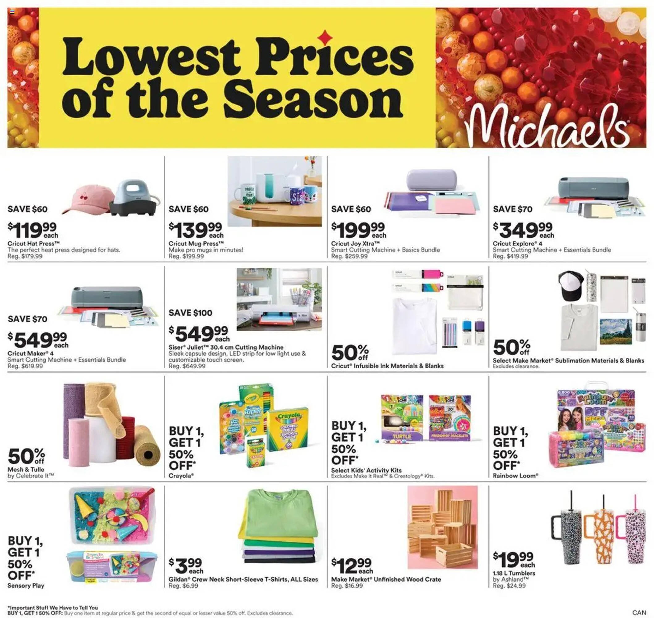 Michaels flyer