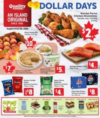 Quality Foods flyer (2025-08-14 - 2025-08-21)
