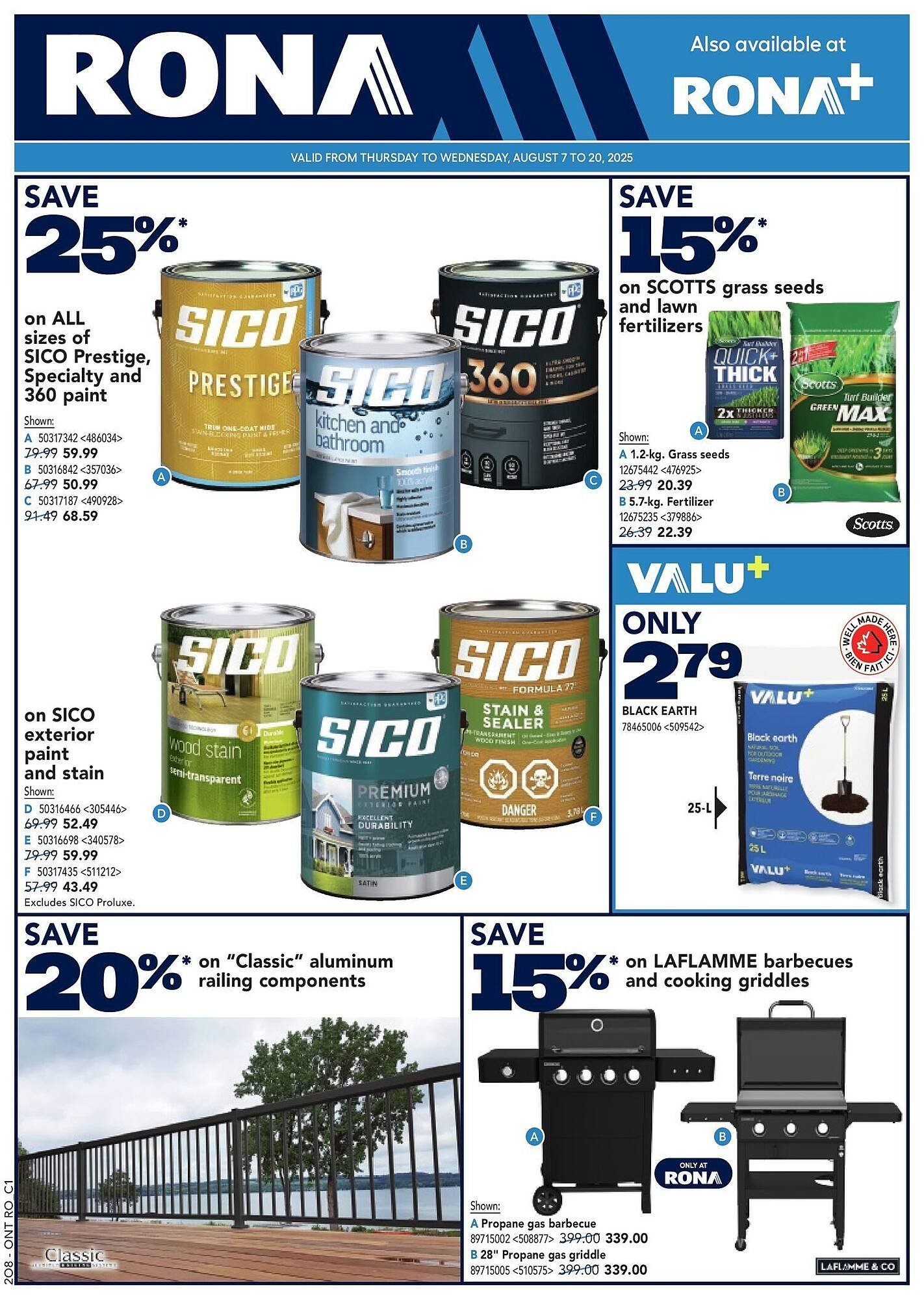 RONA flyer (2025-08-07 - 2025-08-14) | 1