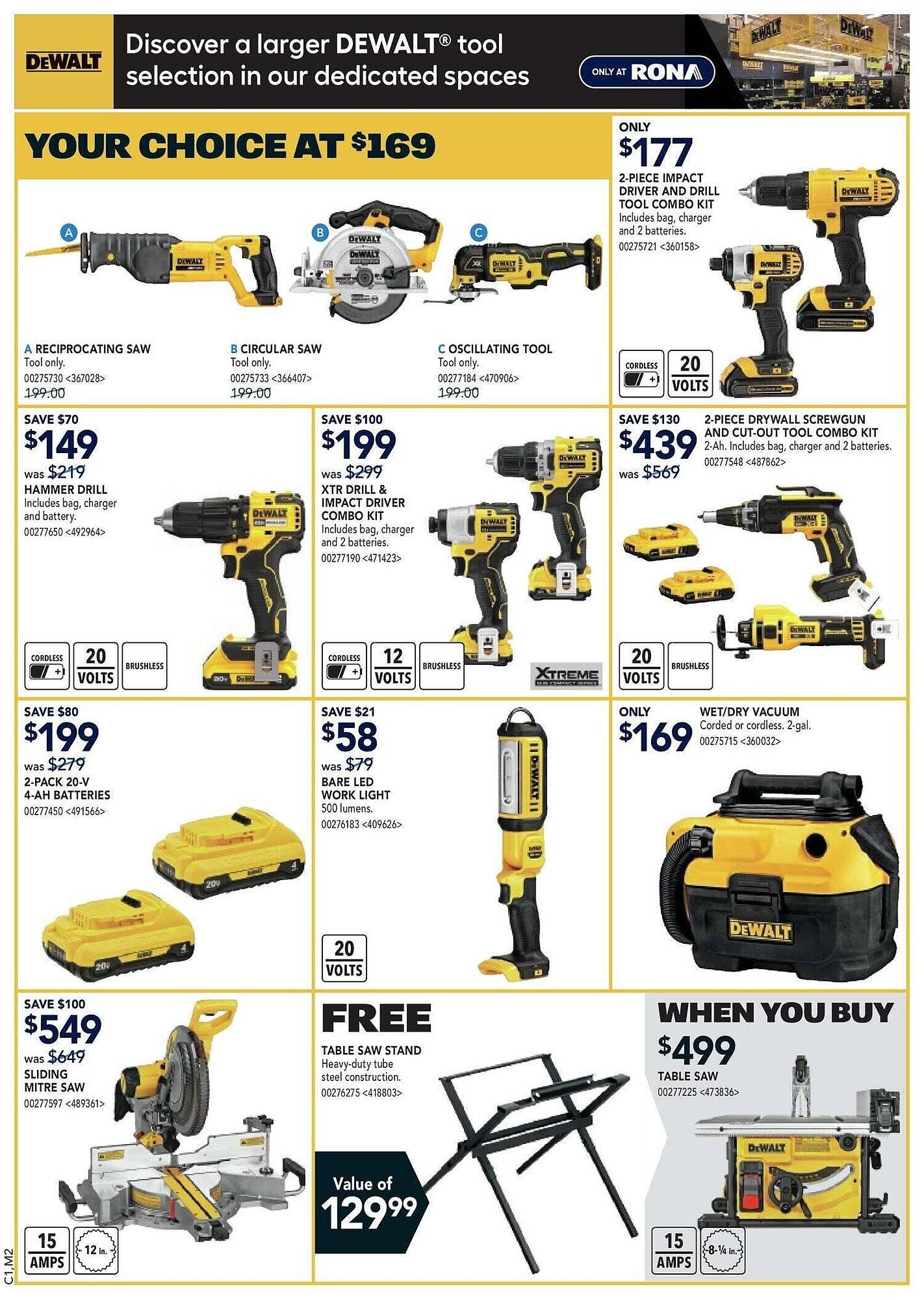 RONA flyer