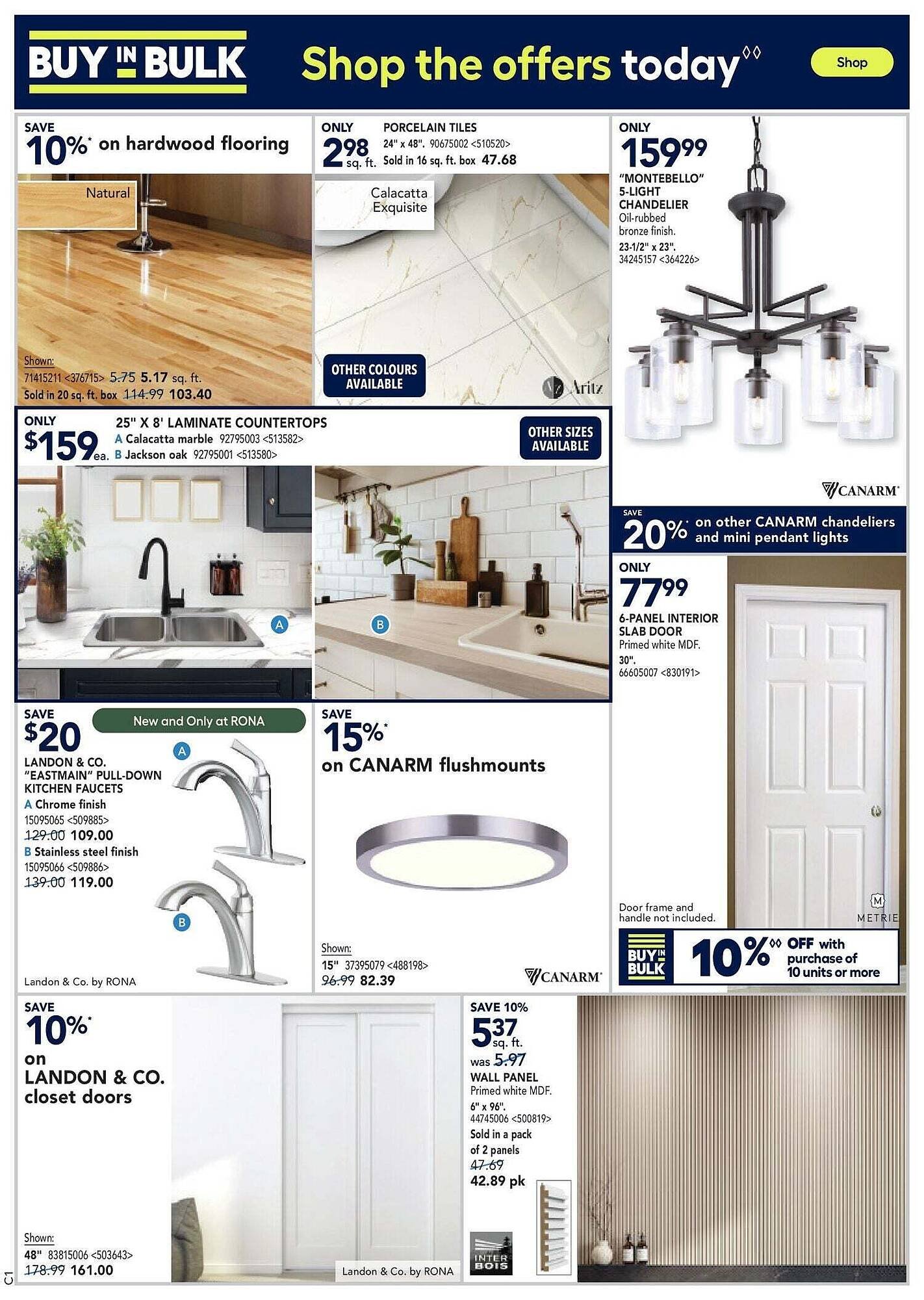 RONA flyer
