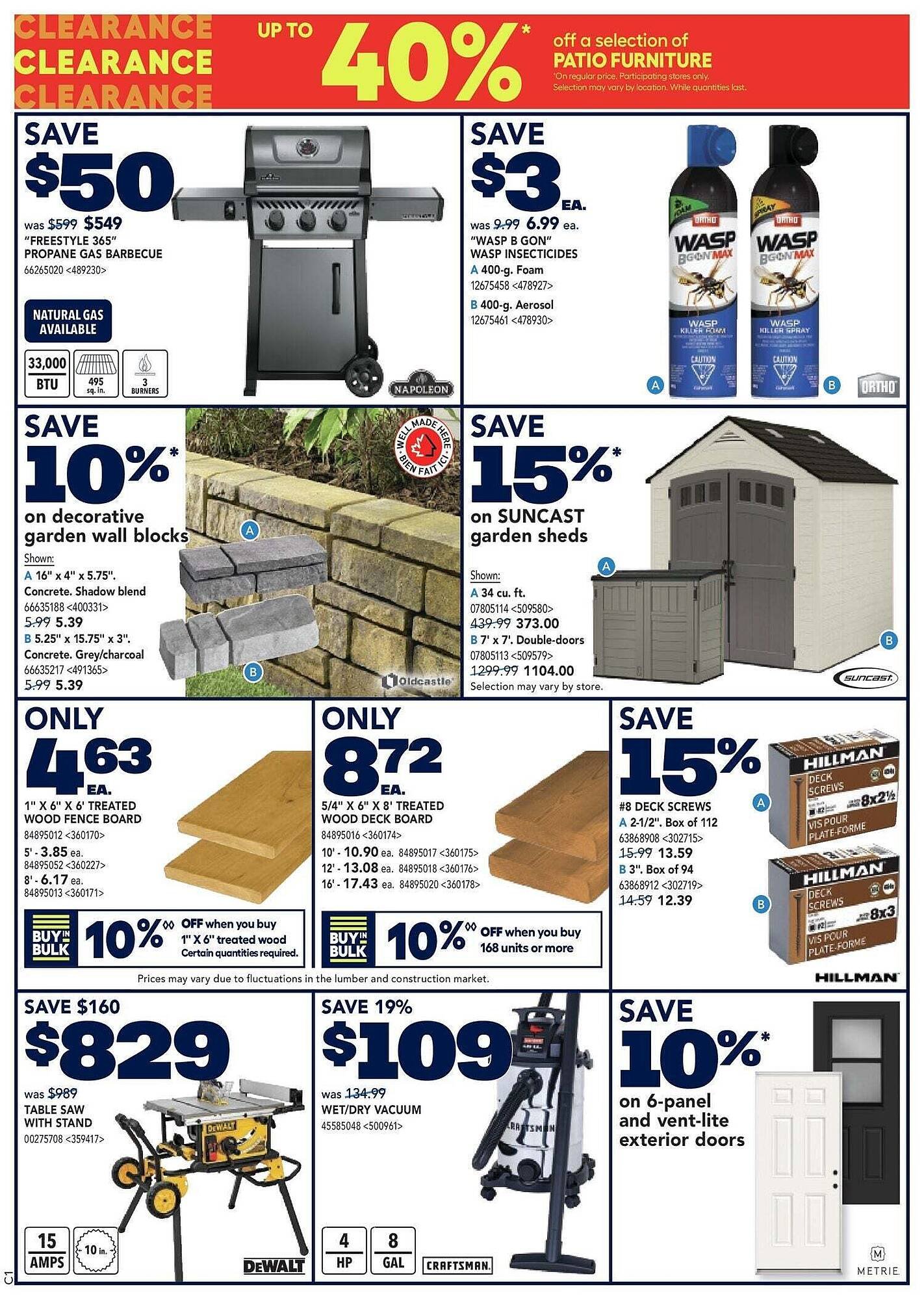 RONA flyer