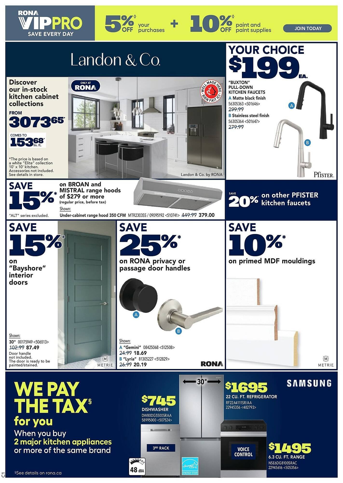 RONA flyer