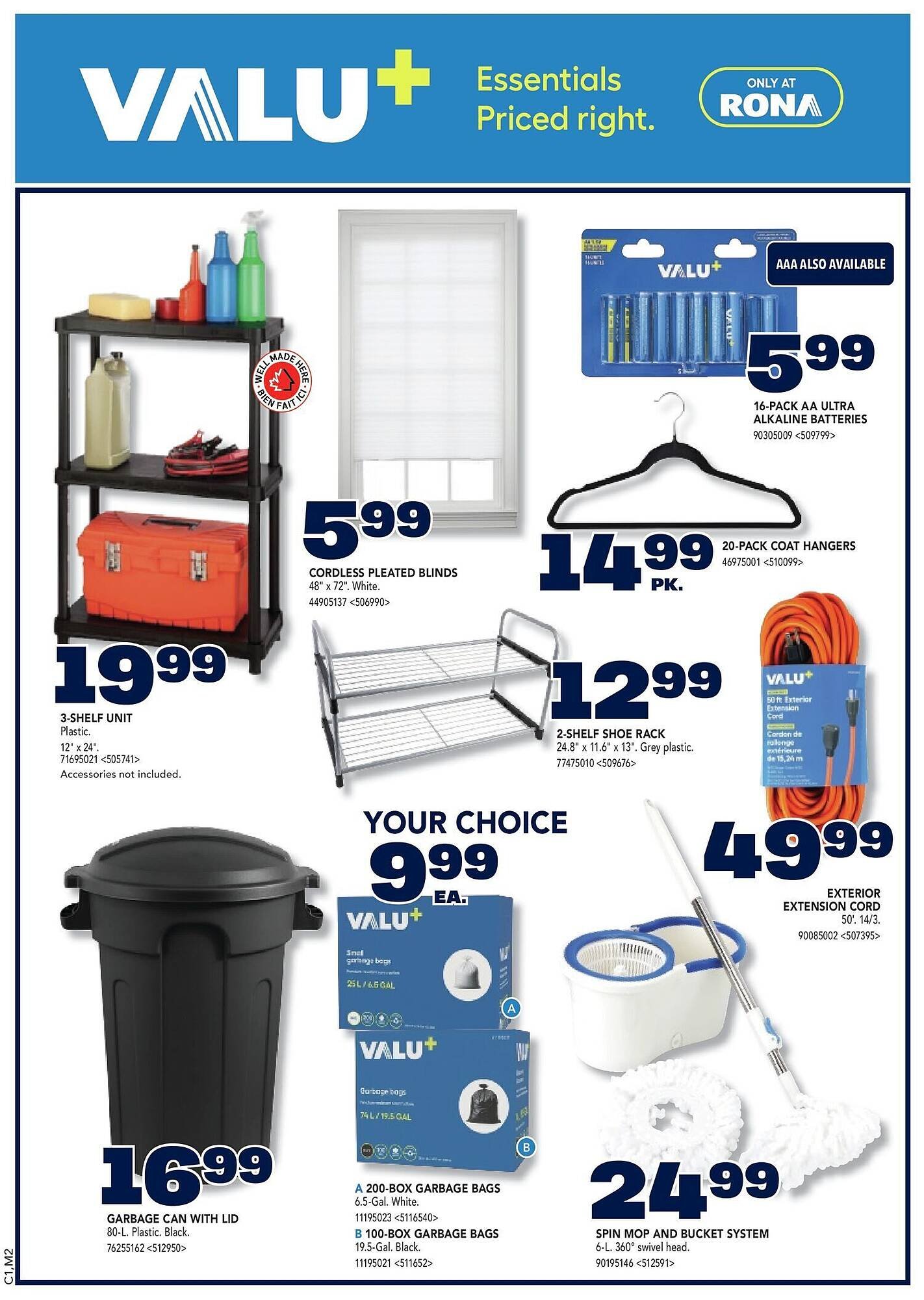 RONA flyer