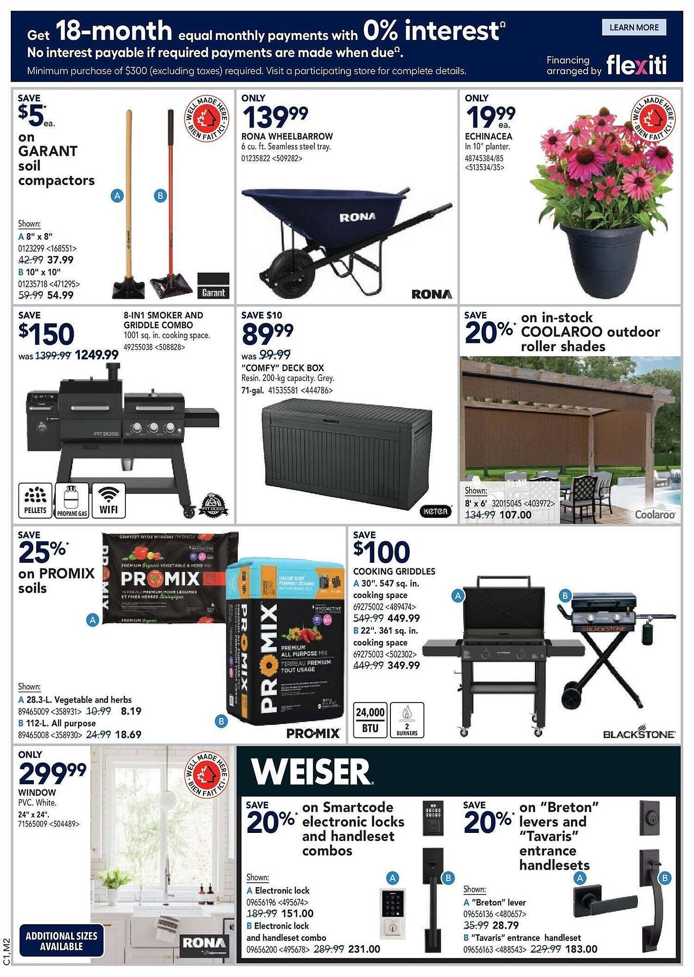 RONA flyer