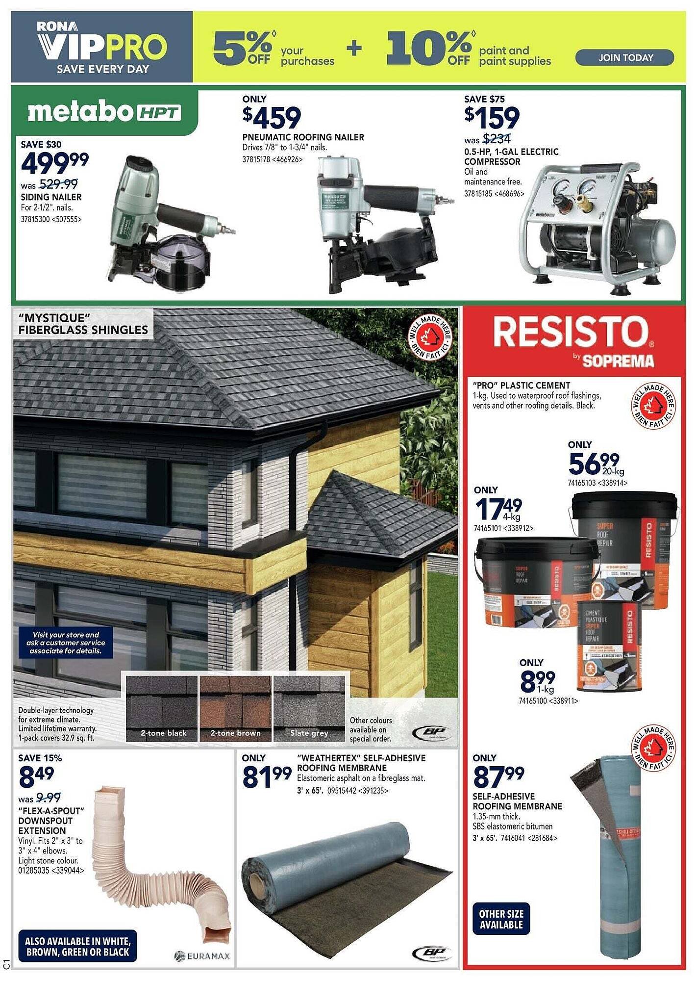 RONA flyer