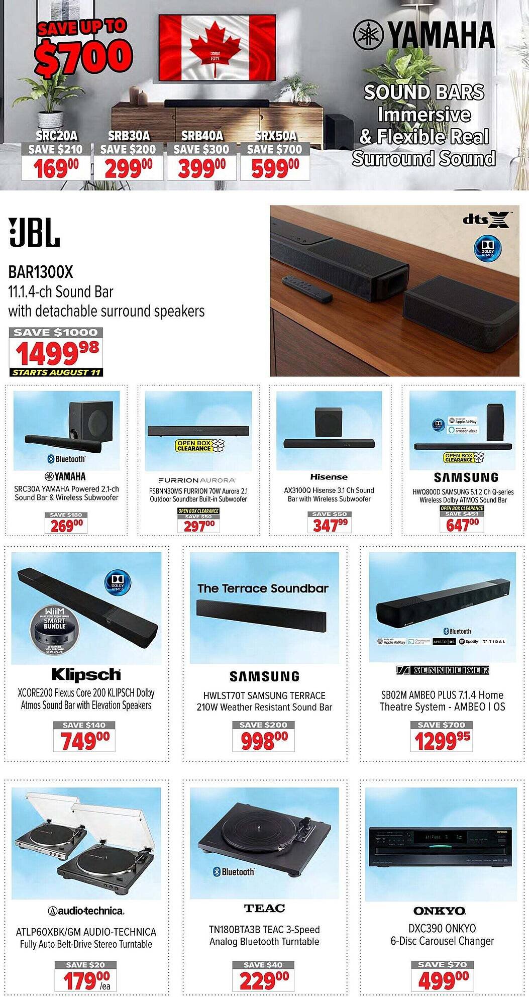 2001 Audio Video flyer