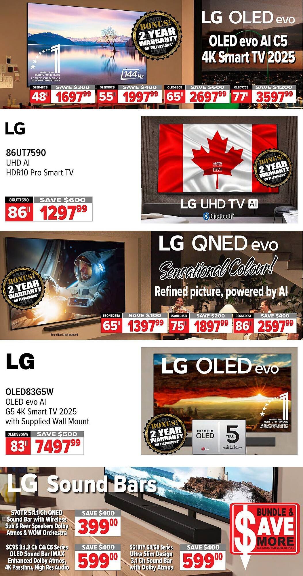 2001 Audio Video flyer