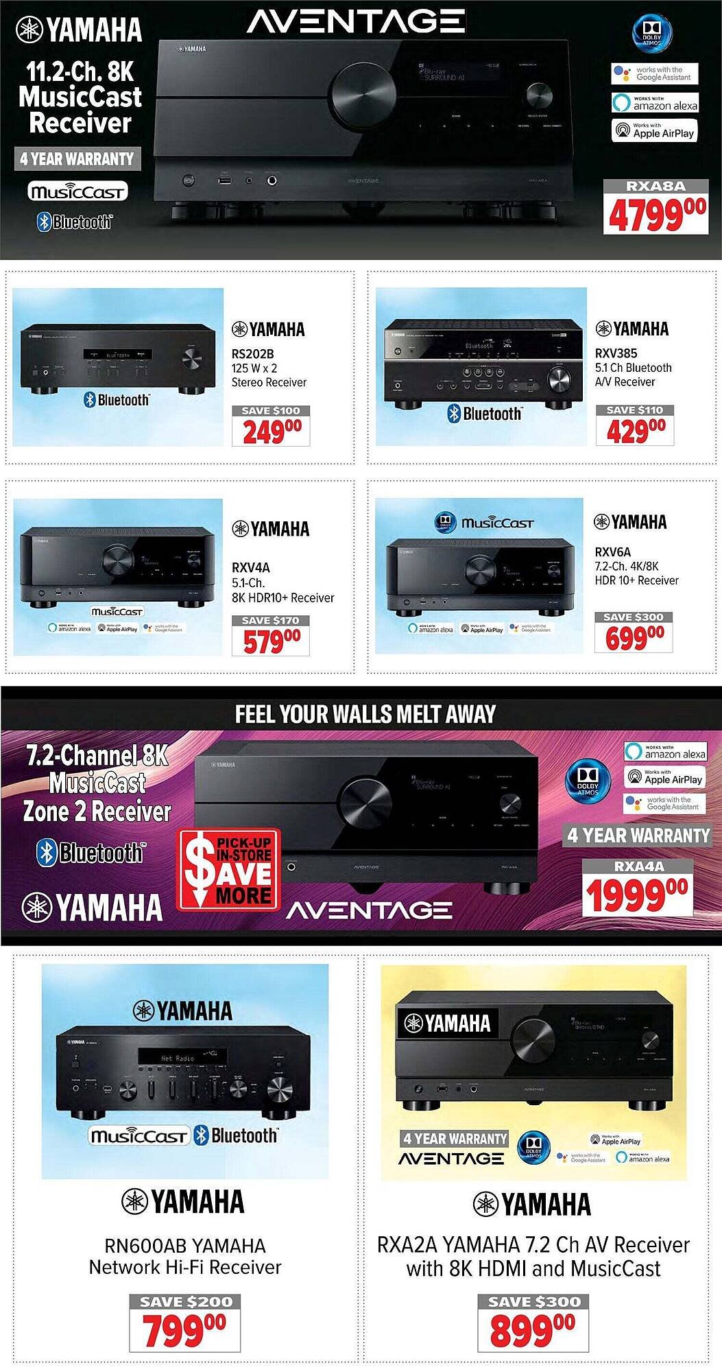 2001 Audio Video flyer