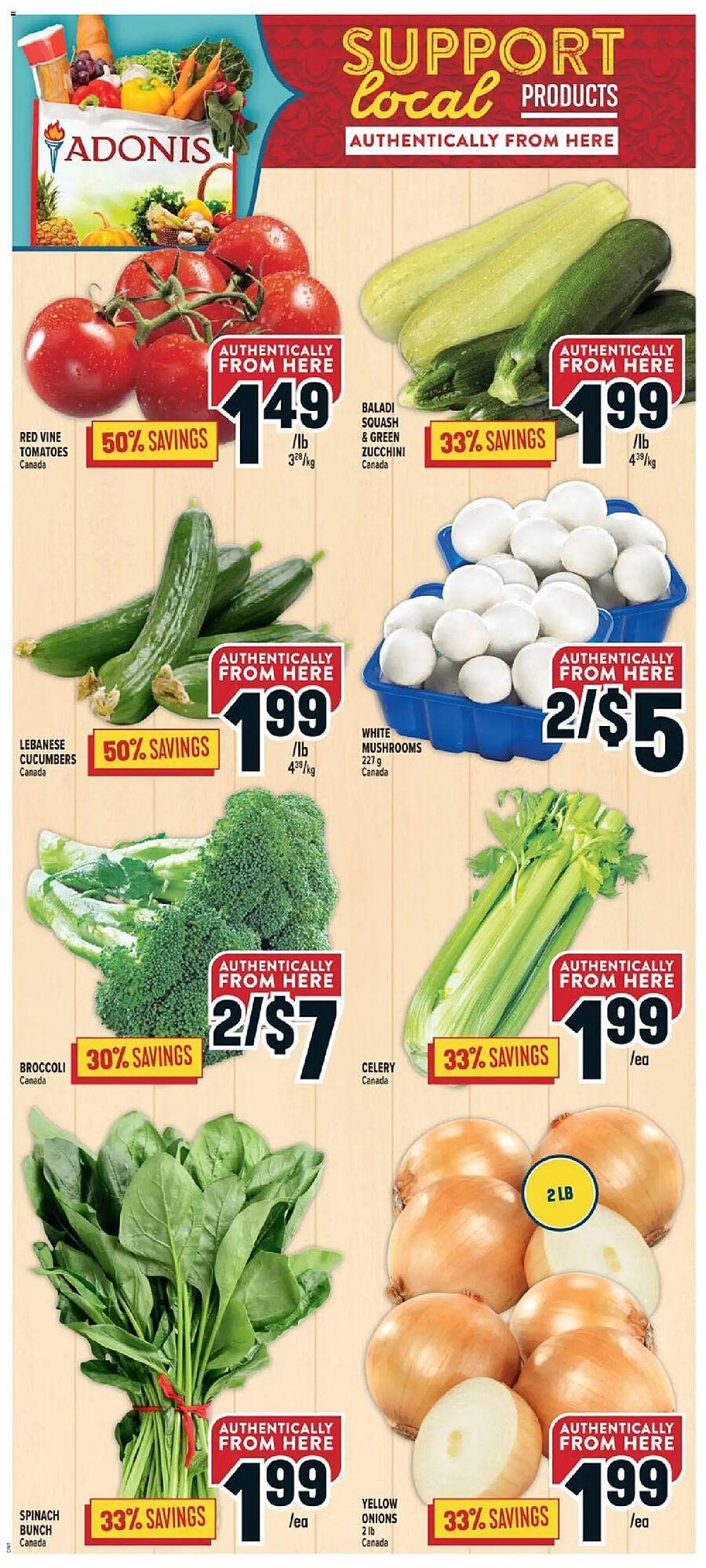 Marché Adonis flyer