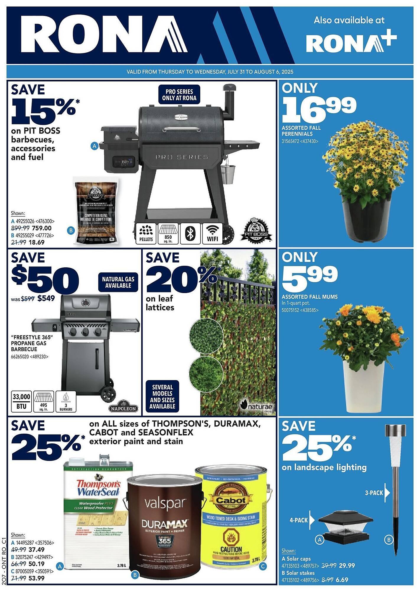 RONA flyer (2025-08-01 - 2025-08-08) | 1