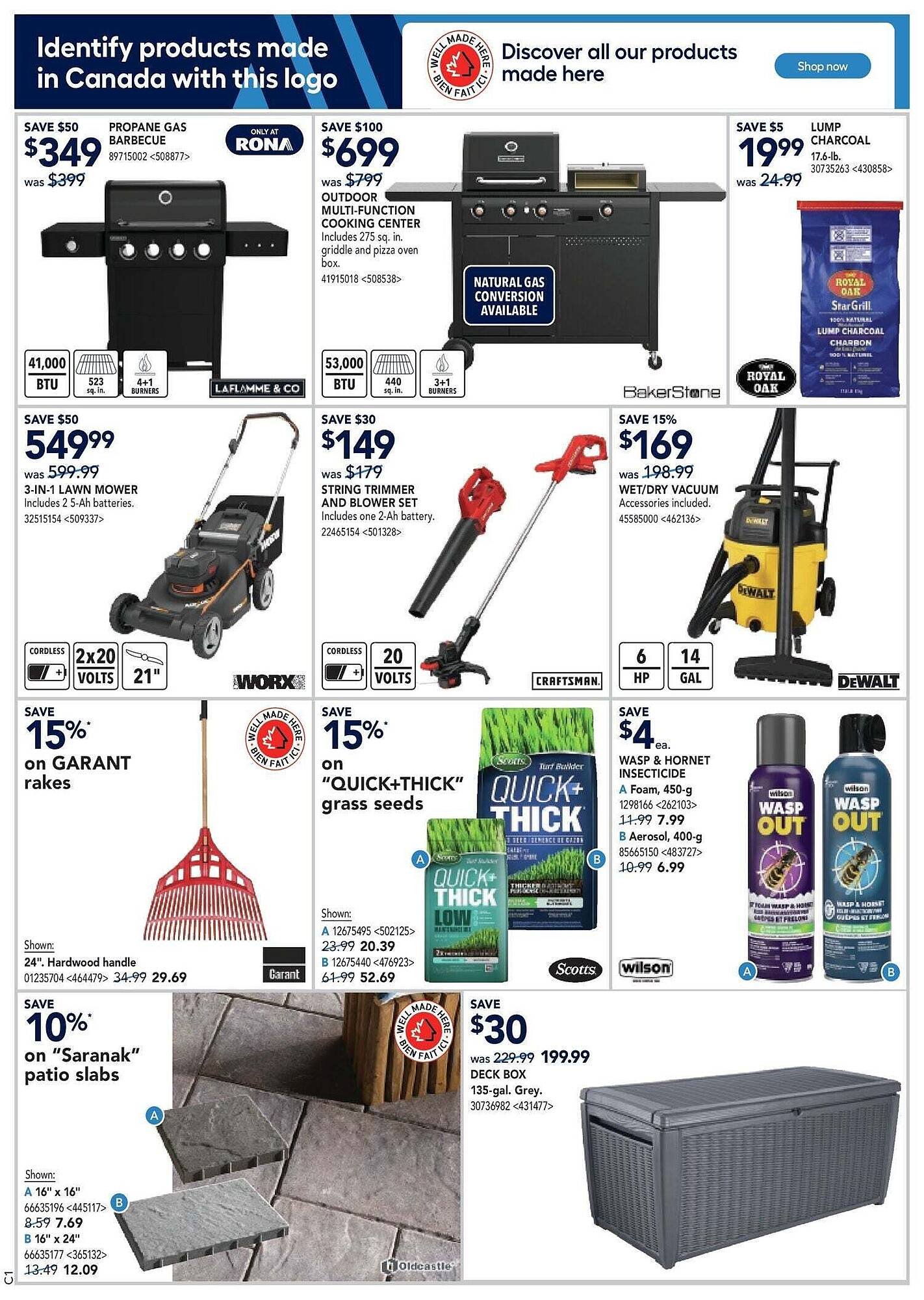 RONA flyer