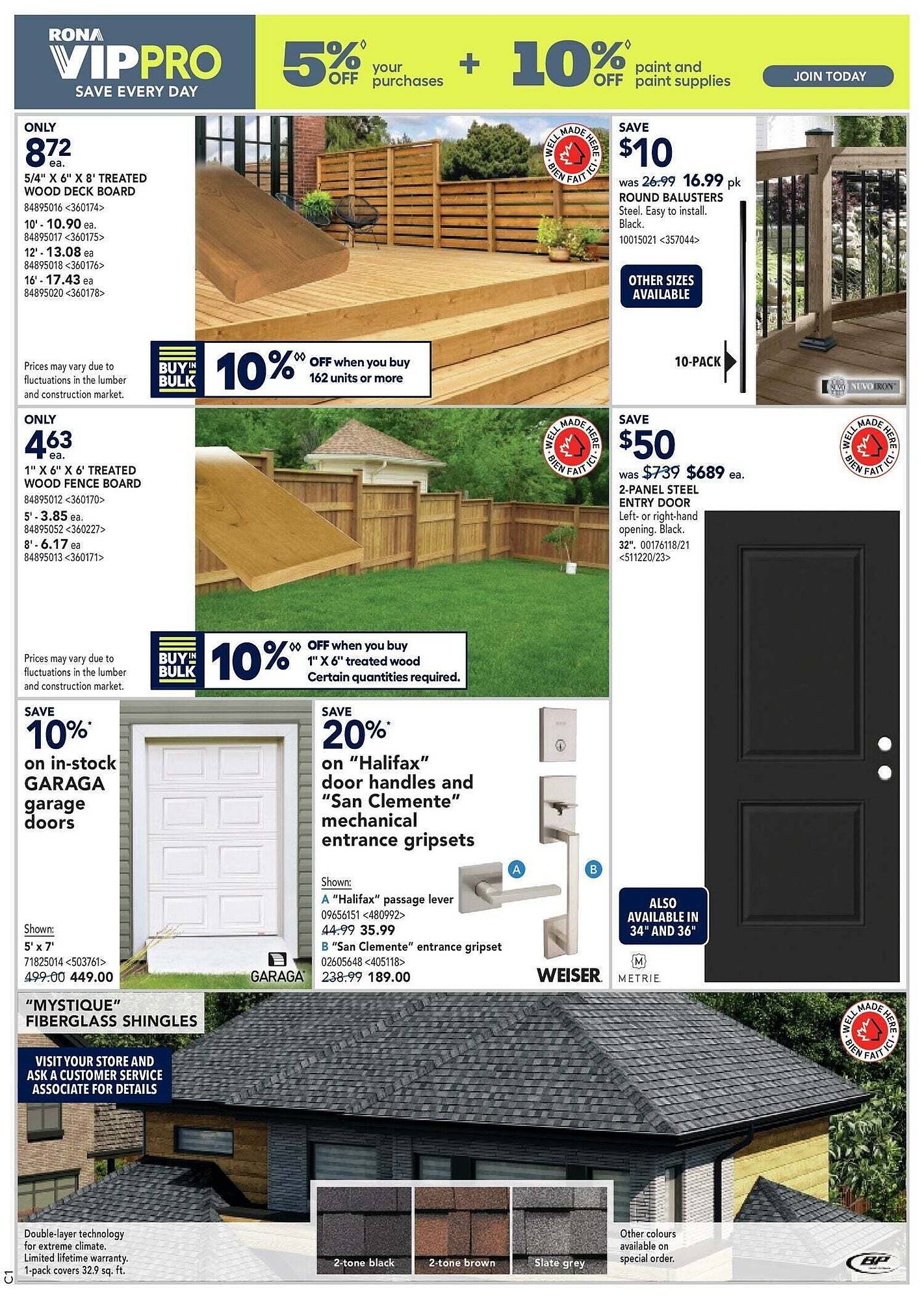 RONA flyer