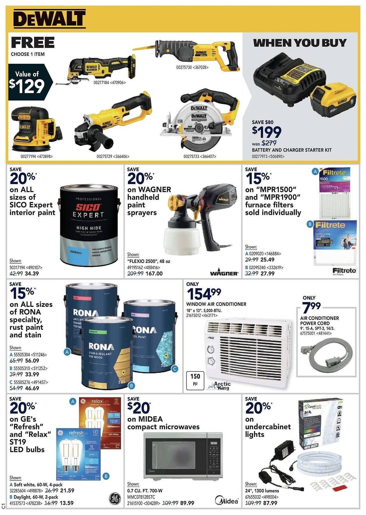RONA flyer