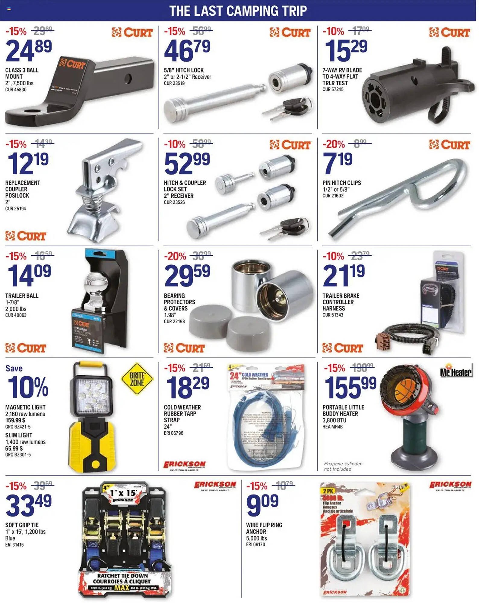 NAPA Auto Parts flyer