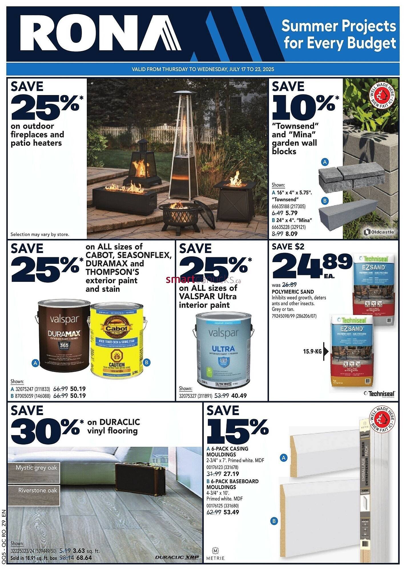 RONA flyer (2025-07-17 - 2025-07-30) | 1