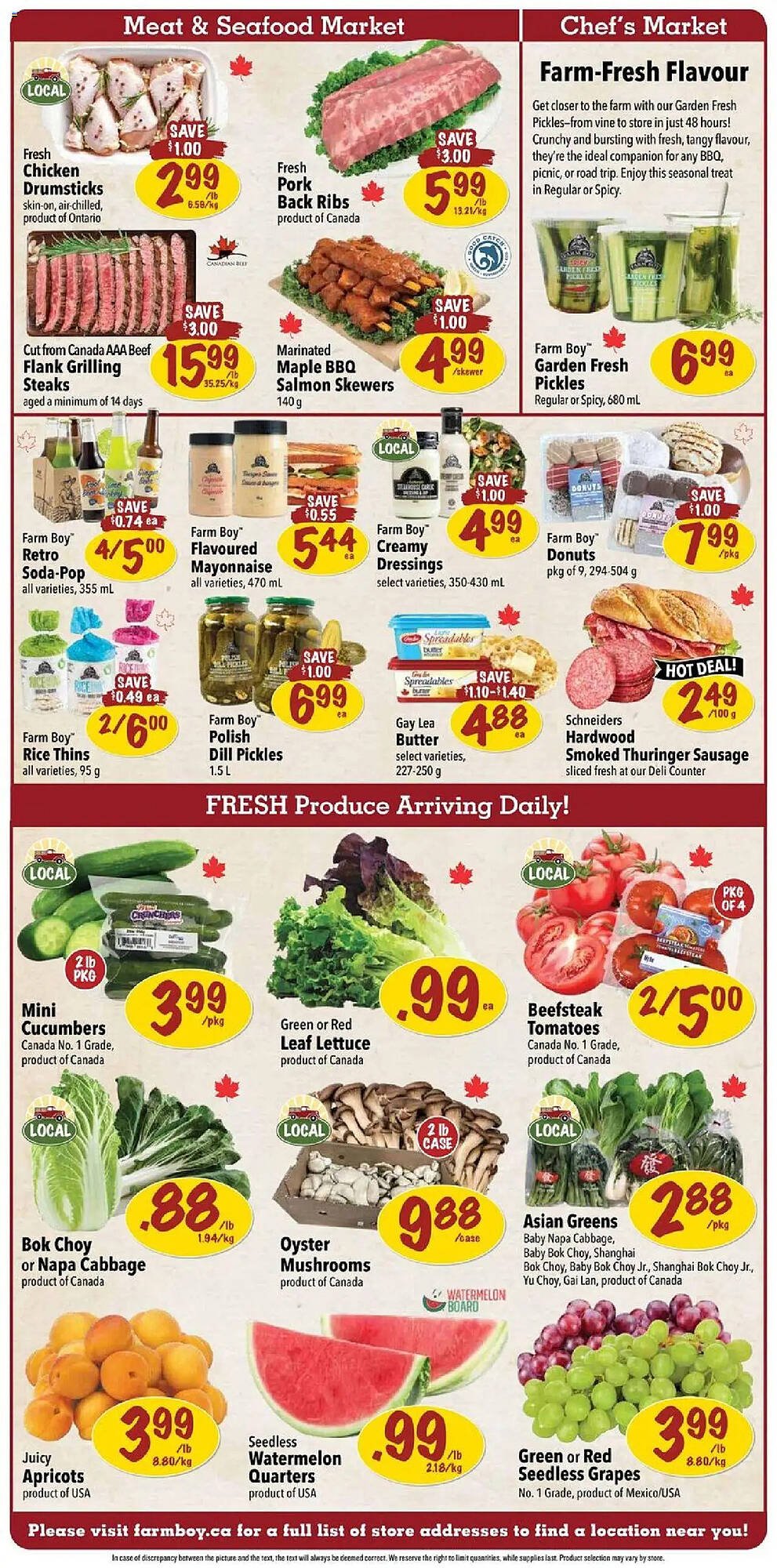 Farm Boy flyer
