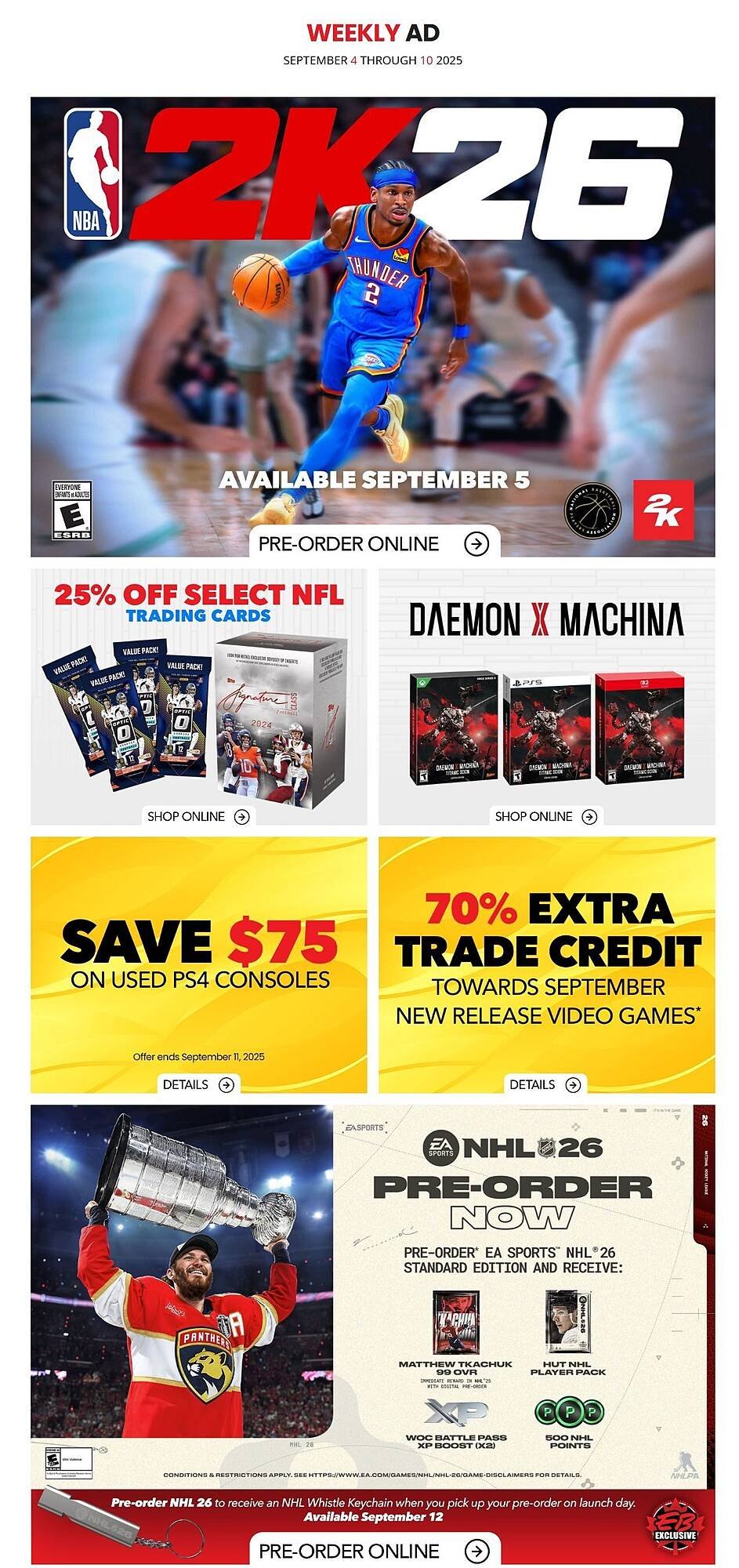 GameStop flyer (2025-09-05 - 2025-09-12) | 1
