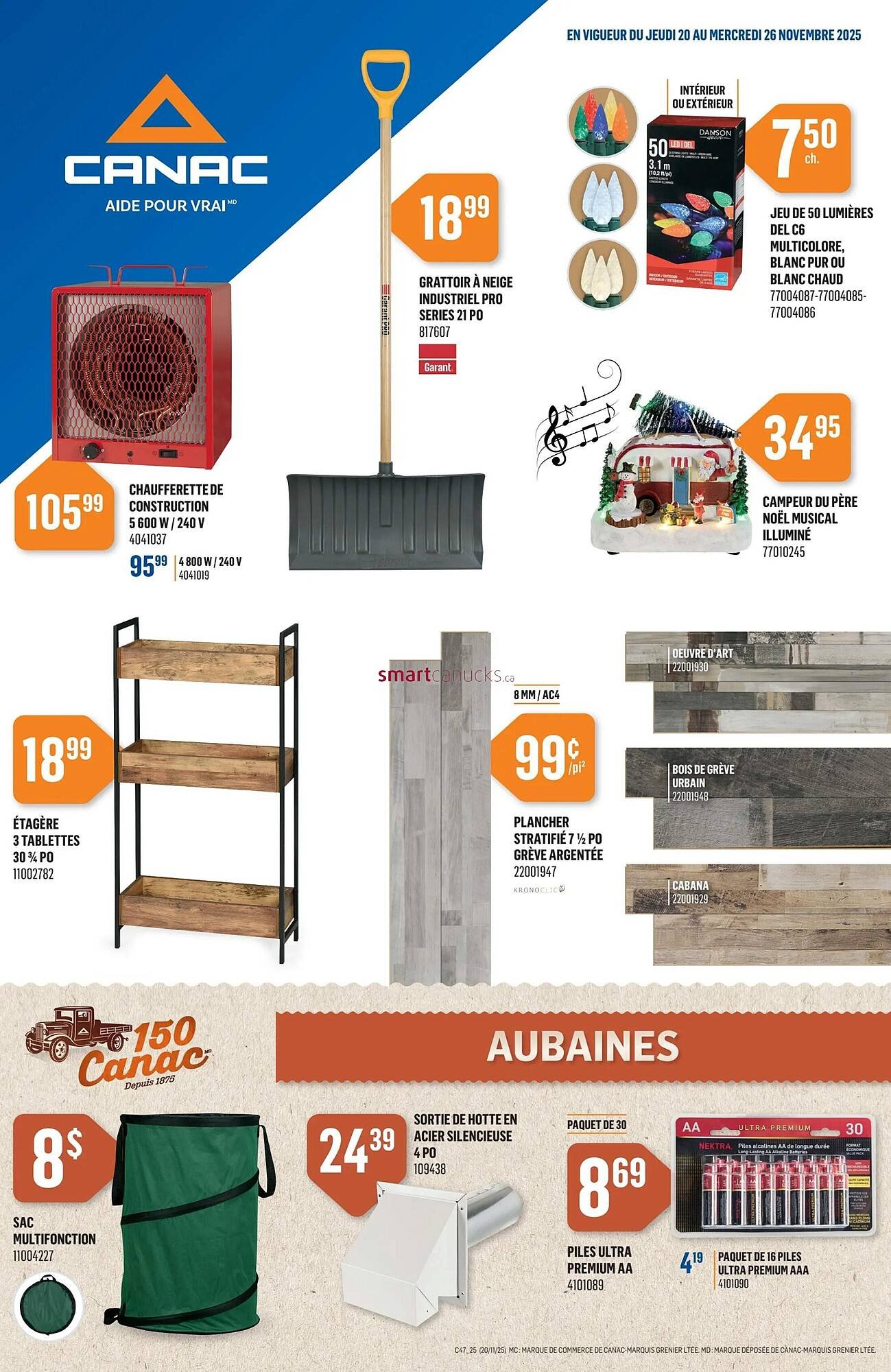 Canac flyer (2025-11-20 - 2025-11-26) | 1