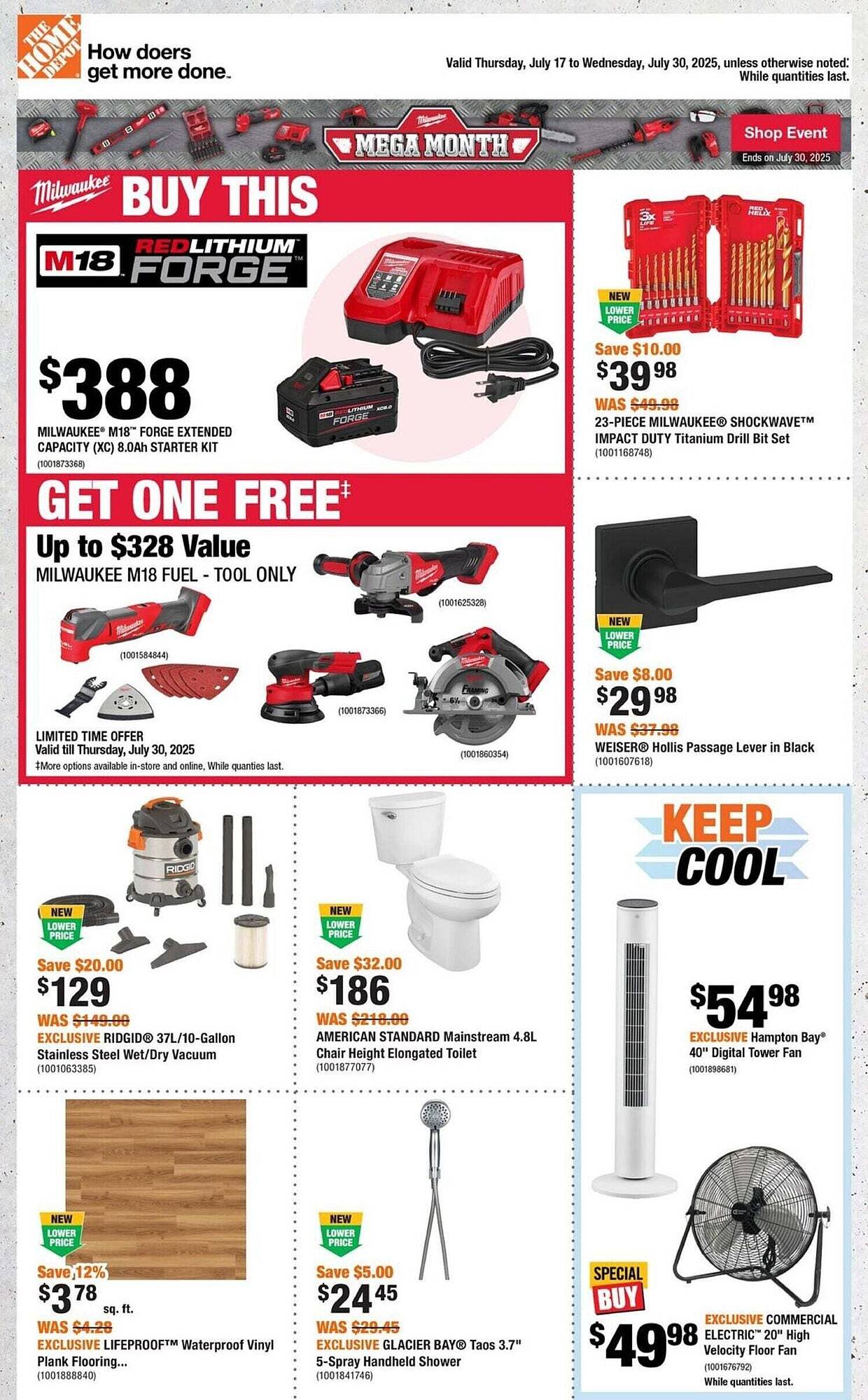 Home Depot flyer (2025-07-17 - 2025-07-24) | 1