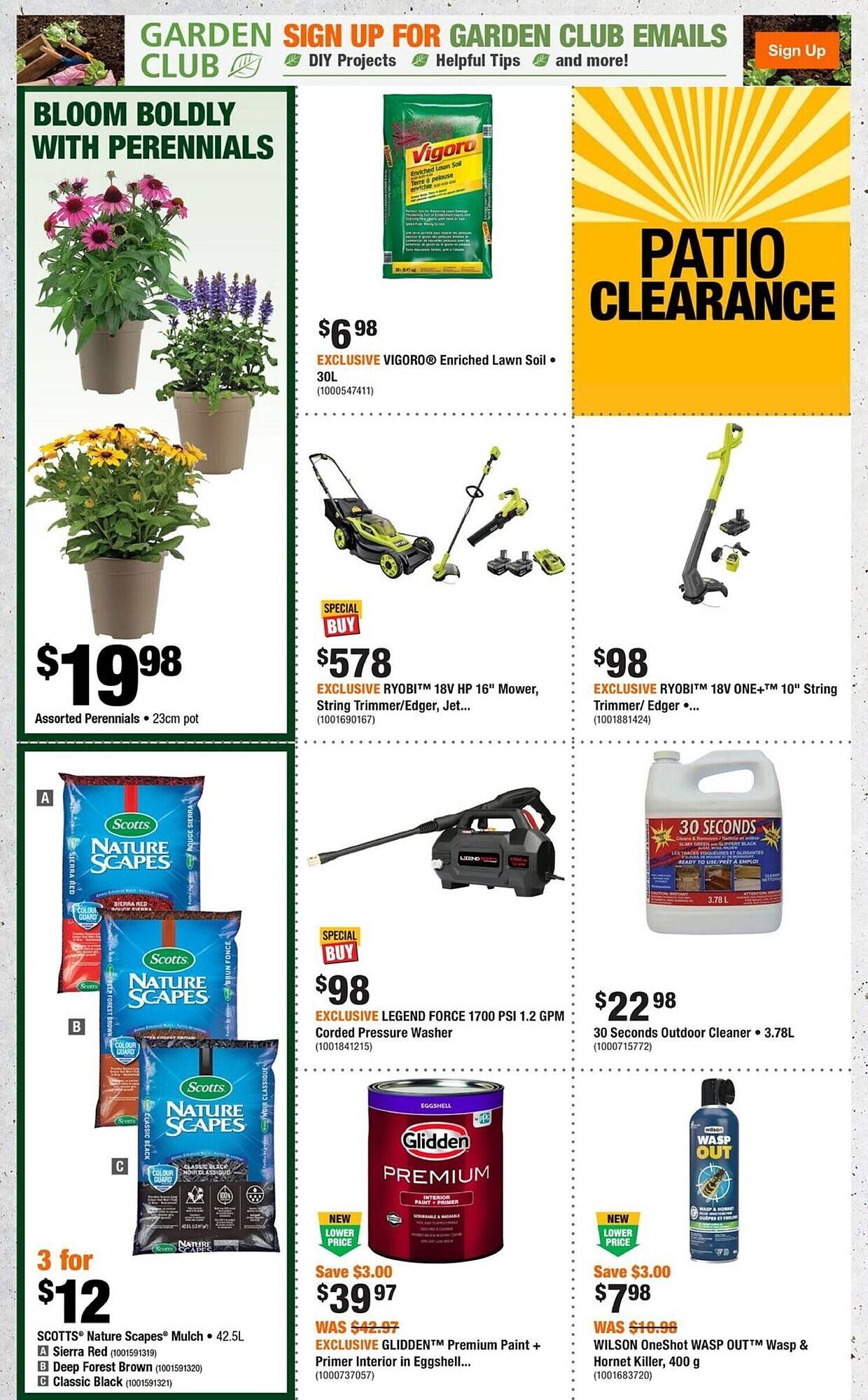 Home Depot flyer