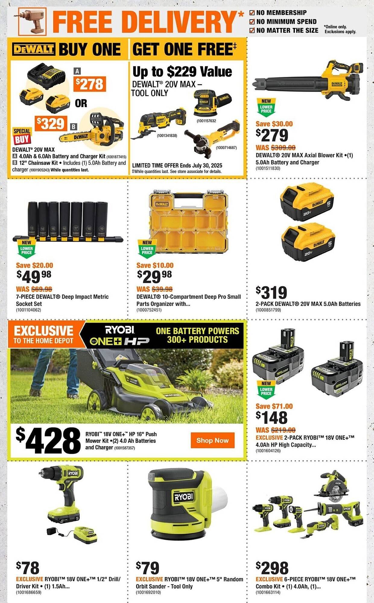 Home Depot flyer